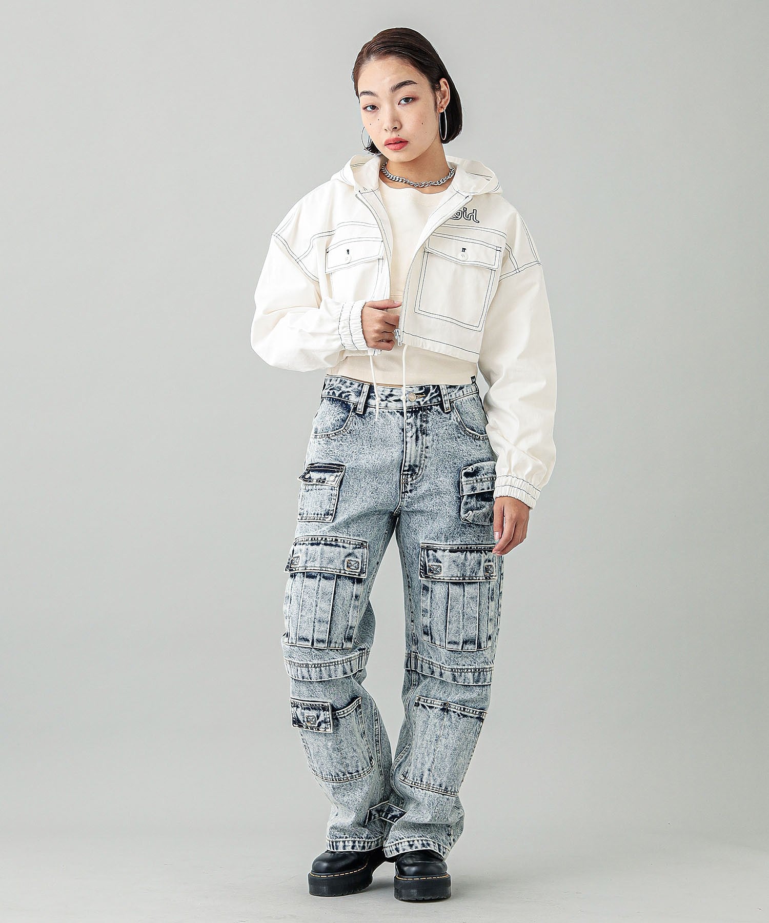 MULTI POCKET DENIM PANTS X-girl