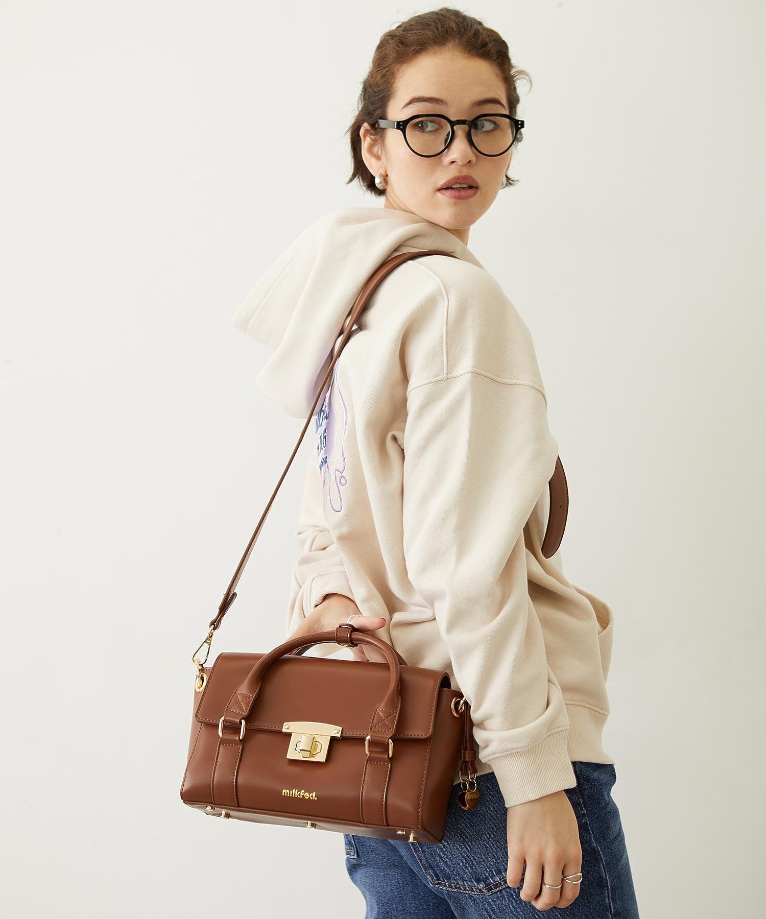 2WAY TOP HANDLE BAG
