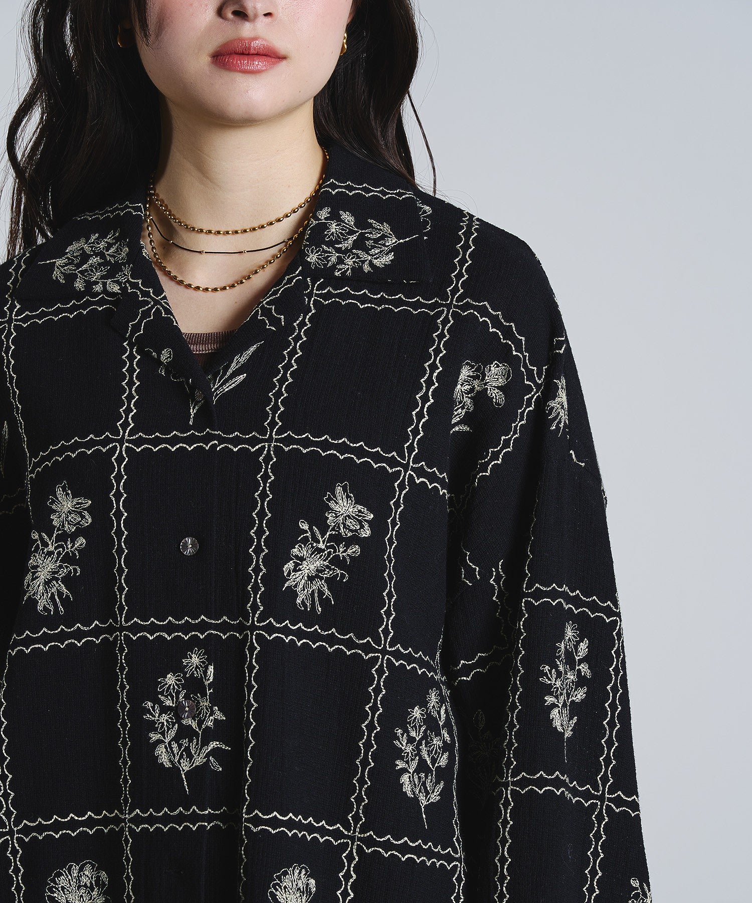 mag.by c/EMBROIDERY L/S SHIRT