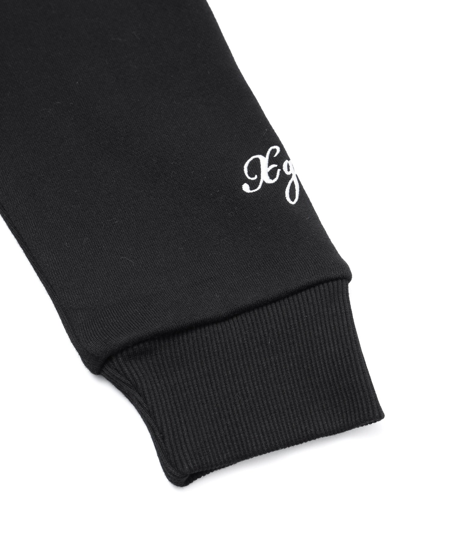 DOUBLE COLLAR ZIP UP SWEAT HOODIE