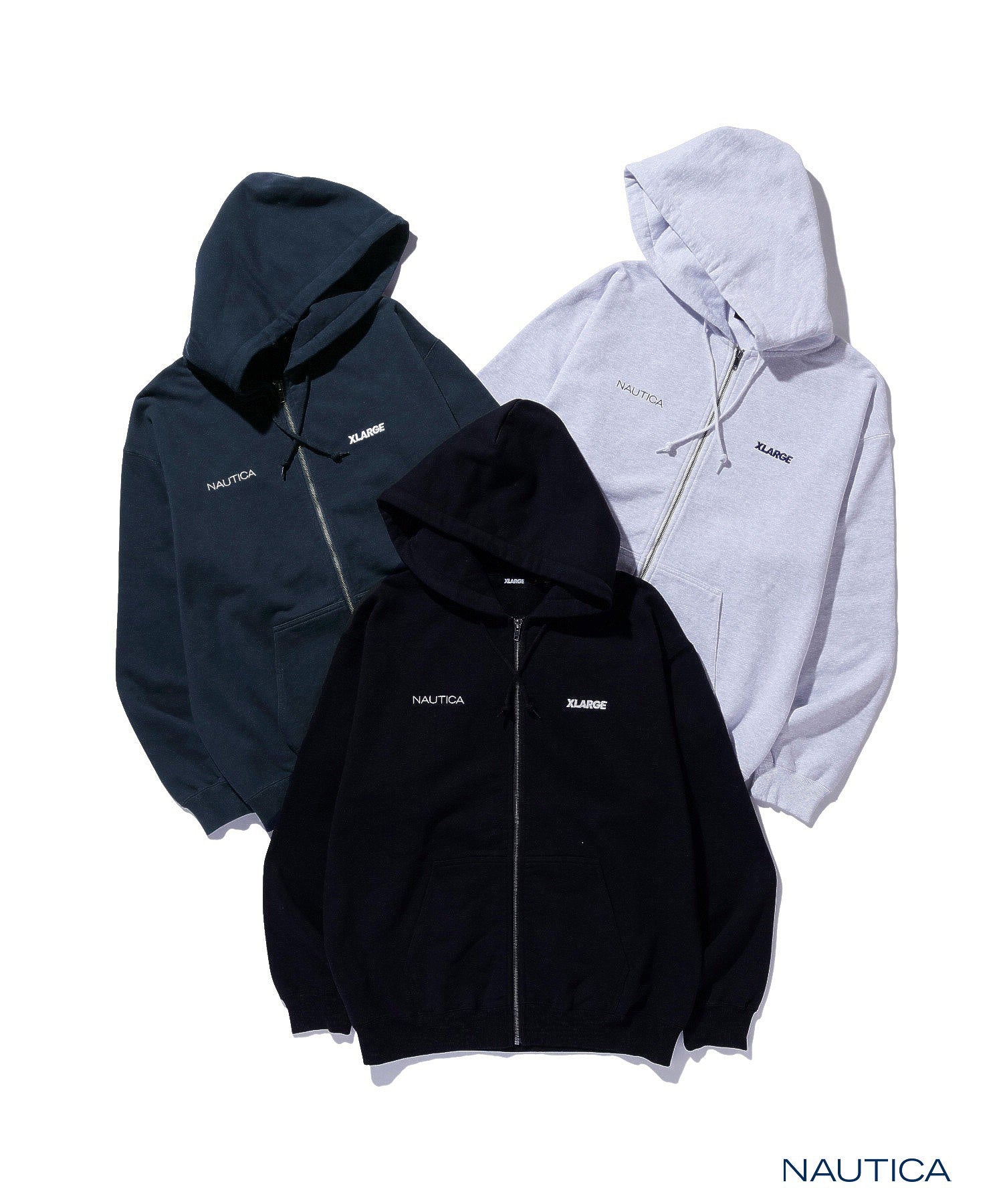 XLARGE×NAUTICA ZIP HOODED SWEATSHIRT