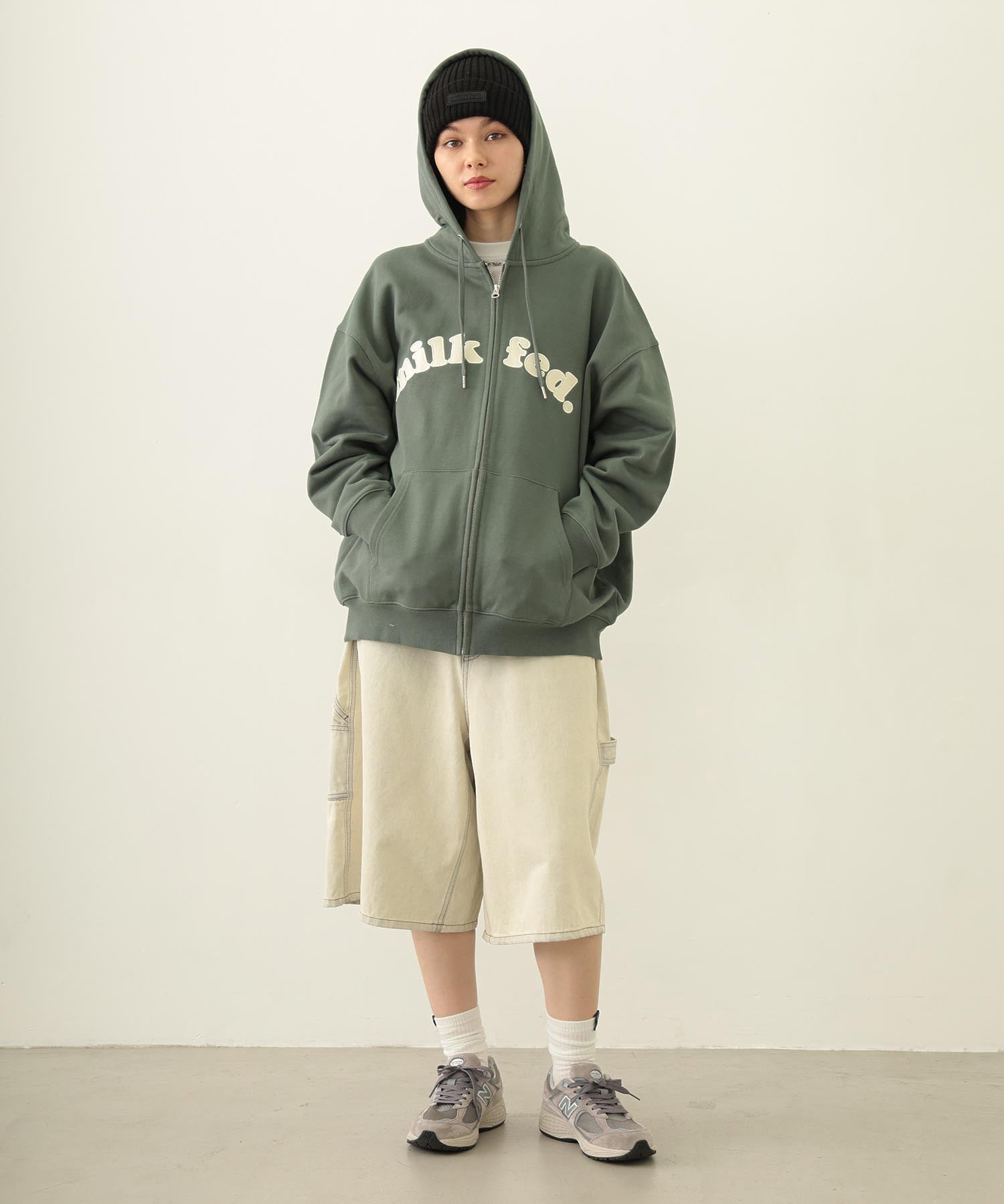 ARCH COOPER LOGO ZIP UP HOODIE