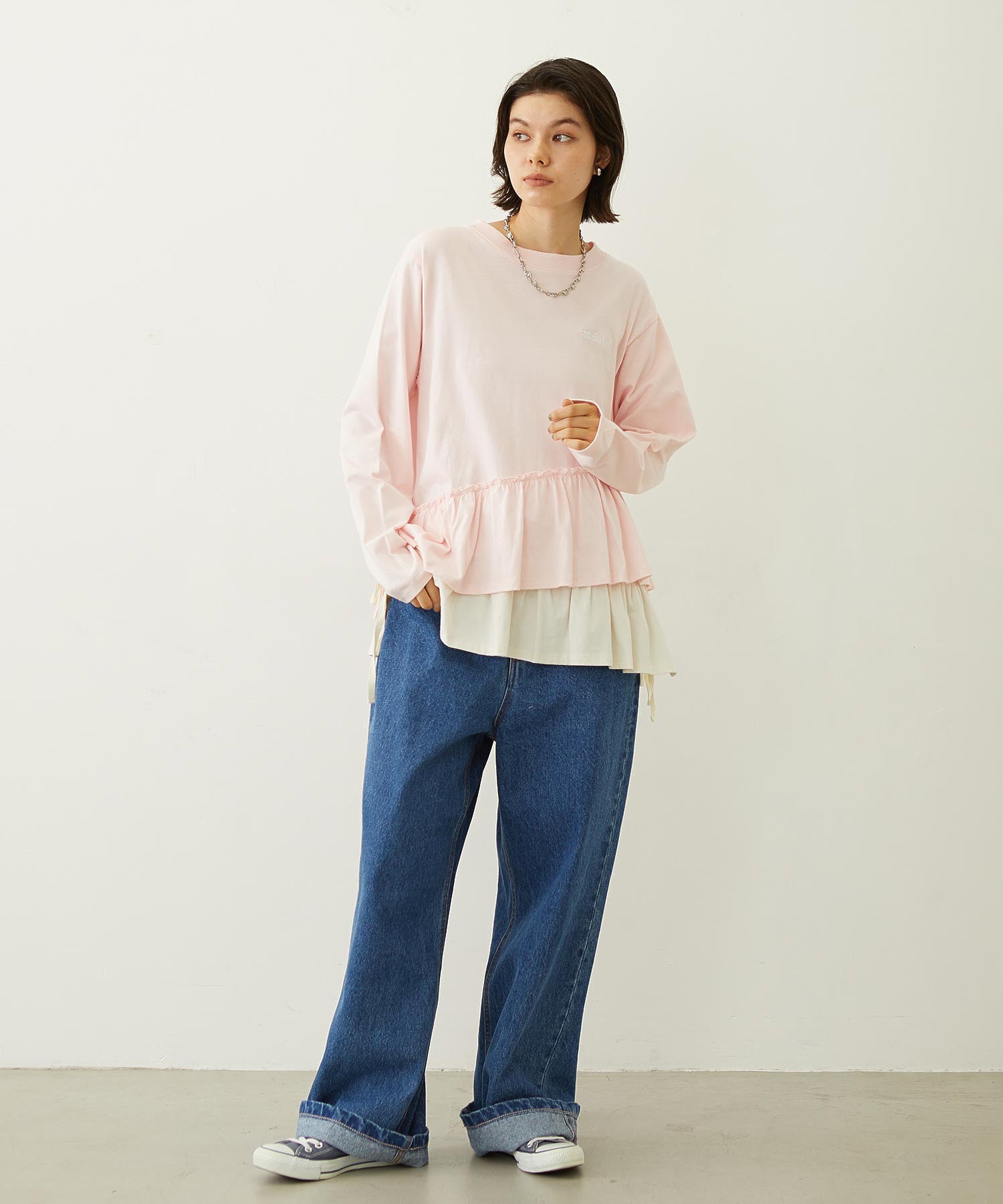 BOYFRIEND LOOSE DENIM PANTS