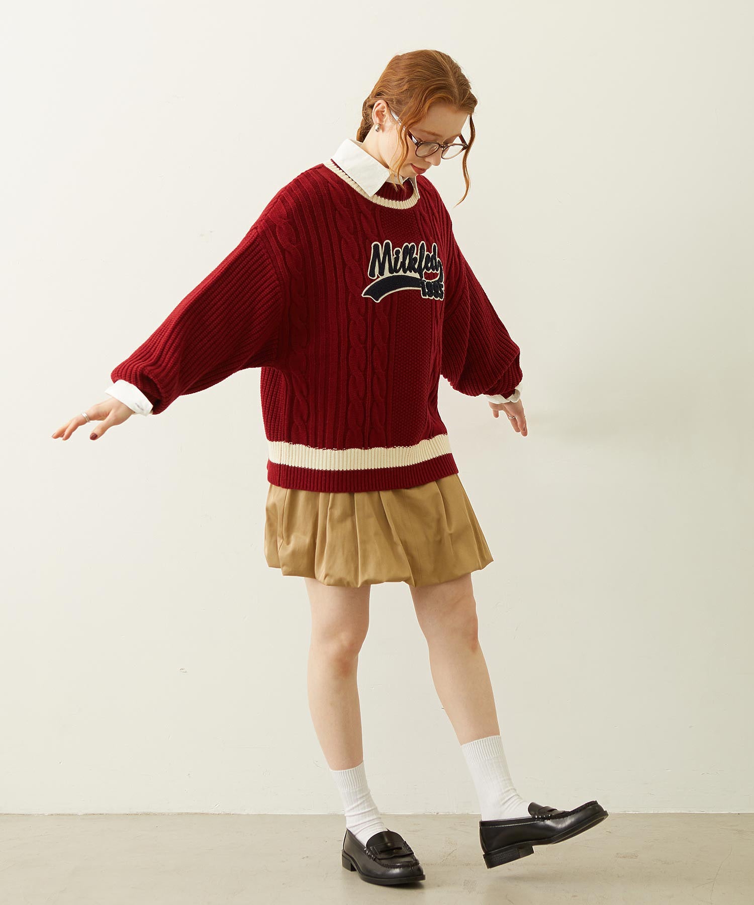 CRICKET KNIT PATCH TOP