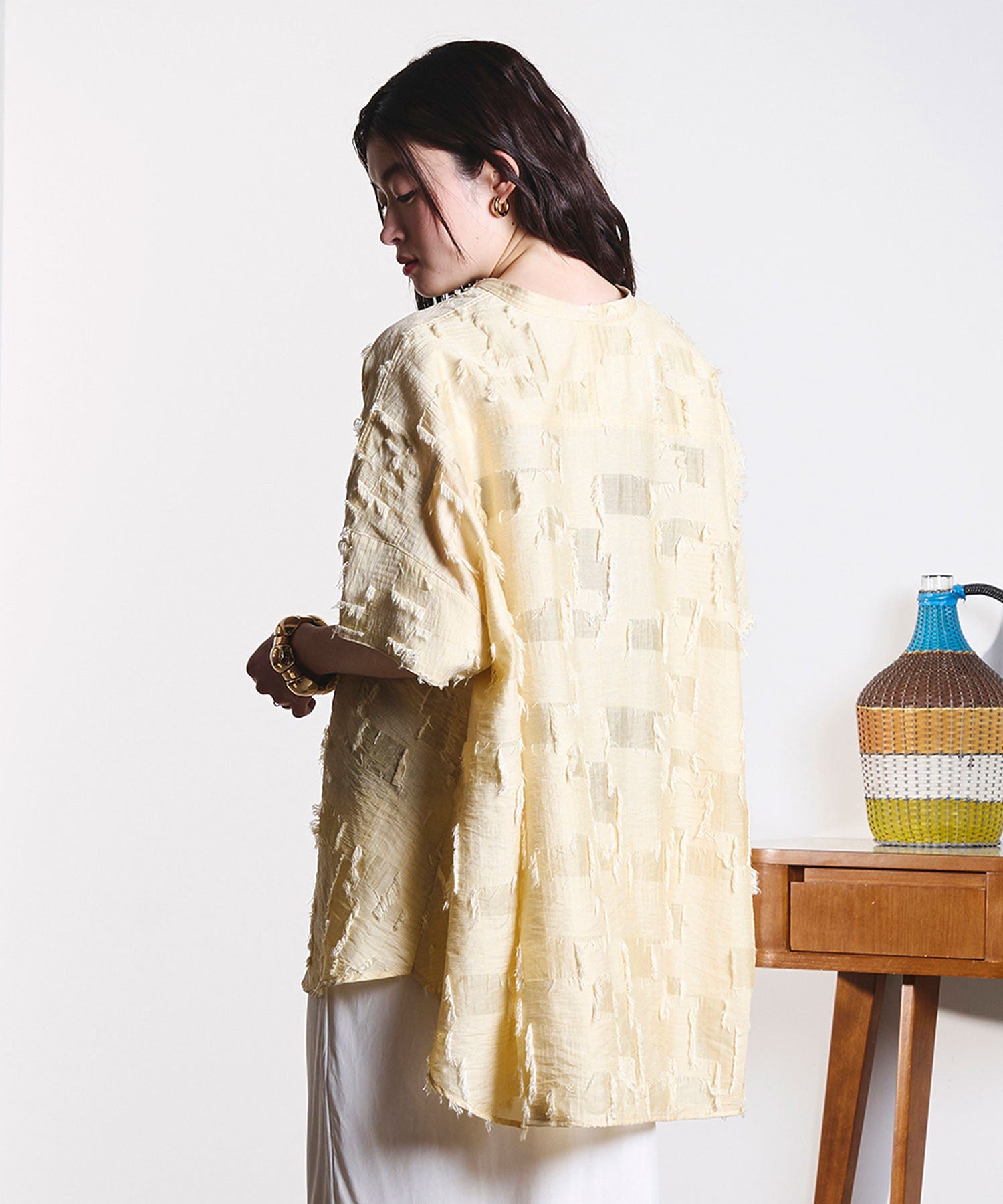 GENE HEAVENS/SHEER DOBBY S/S SHIRT