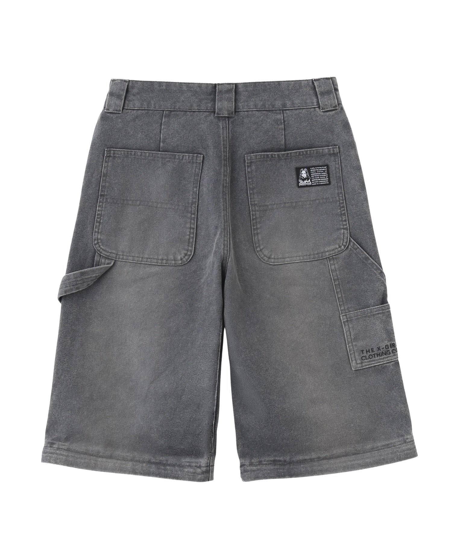 FADED 2WAY WIDE LEG WORK PANTS