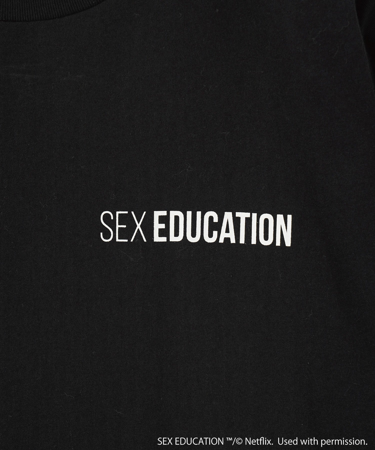 Netflix Series ‘SEX EDUCATION’ × ROSE BUD/PHOTO BACK PRINT TEE