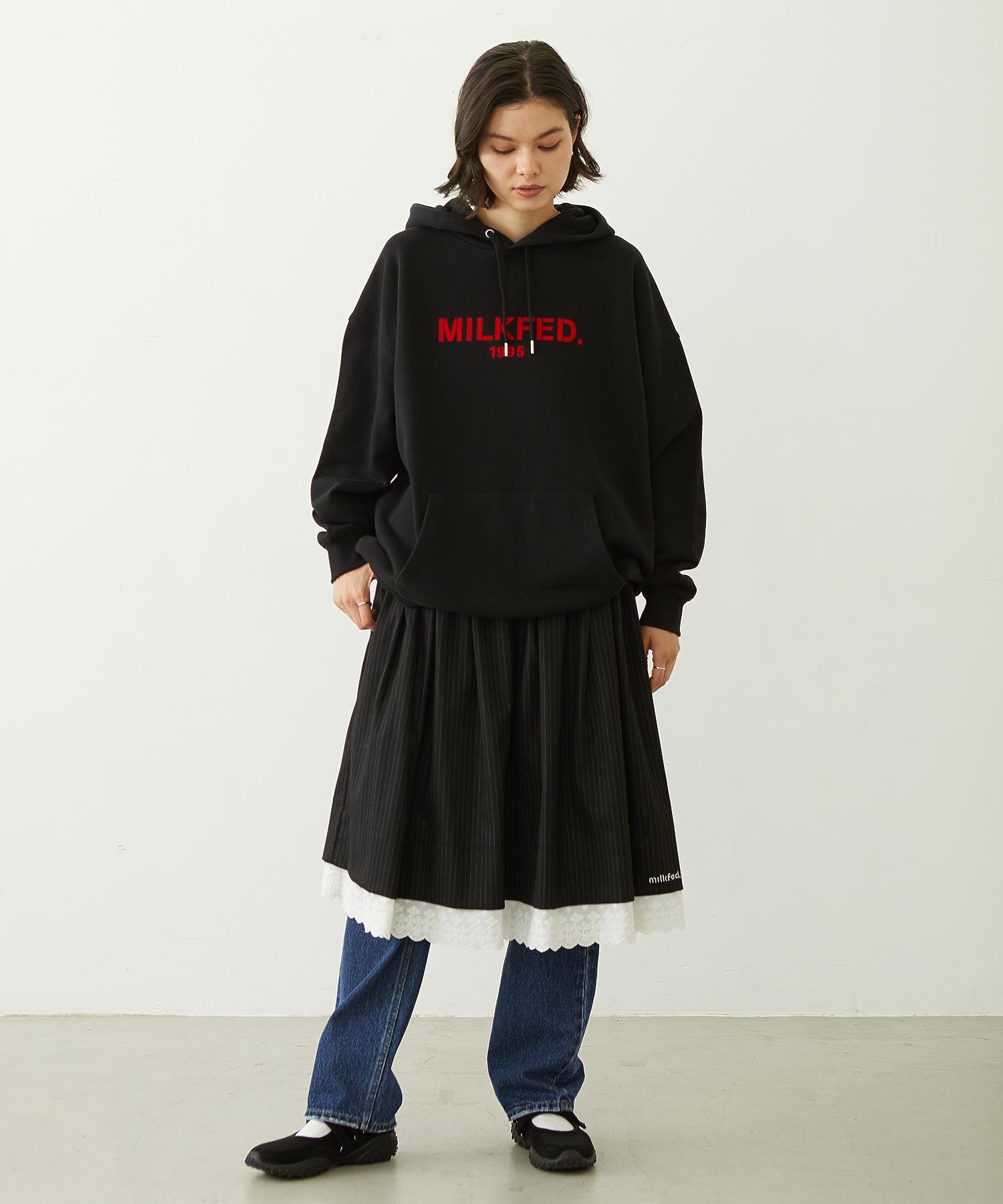 STENCIL LOGO SWEAT HOODIE