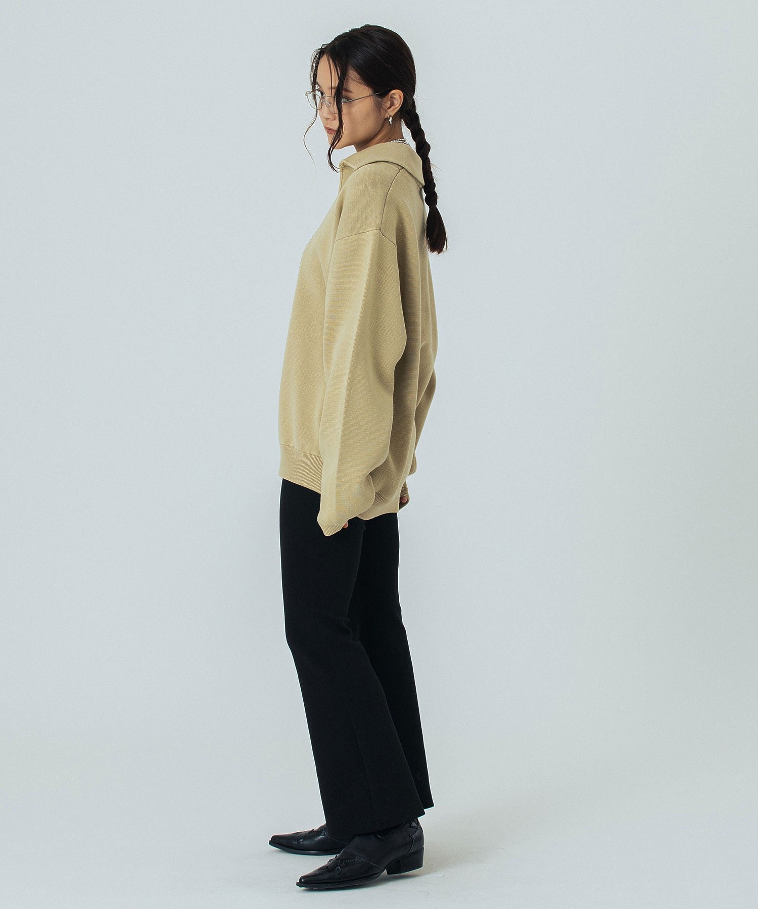 CUT FLARE PANTS