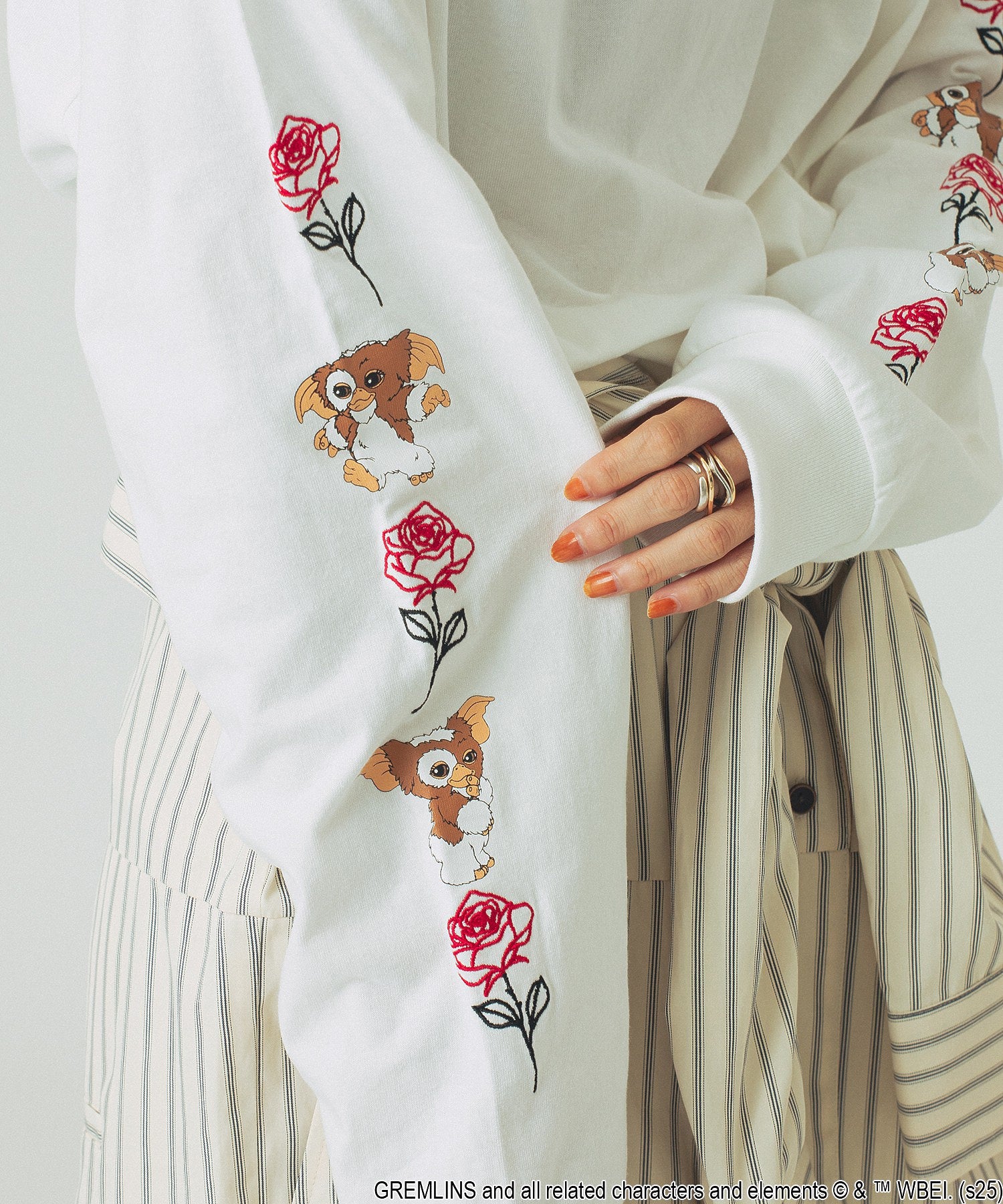 ROSE BUD LIMITED / GREMLINS ROSE L/S TEE