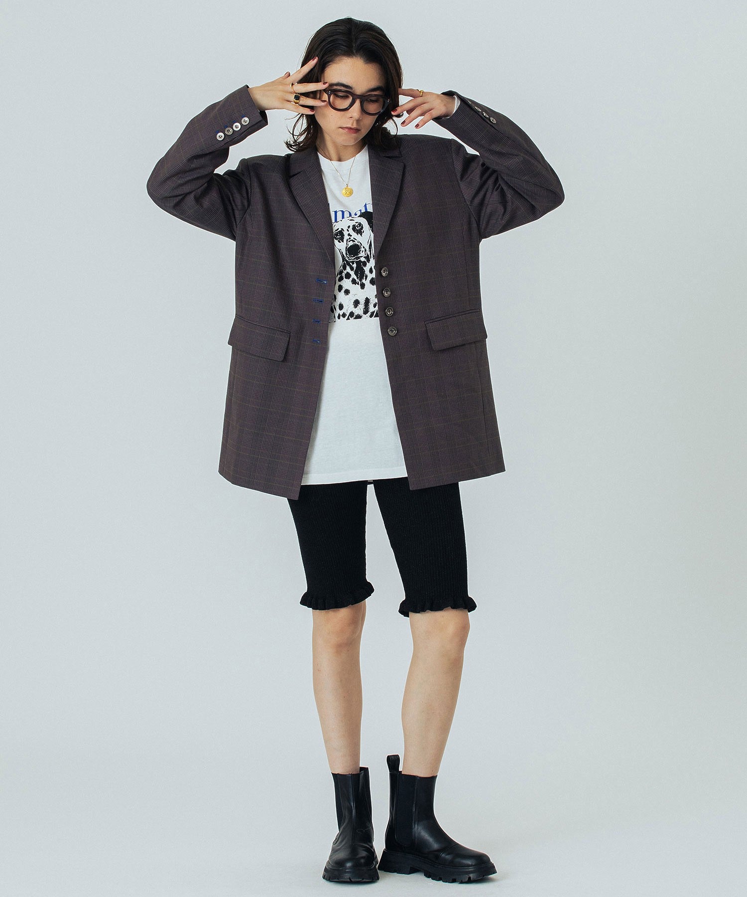 model:172cm 着用サイズ:S