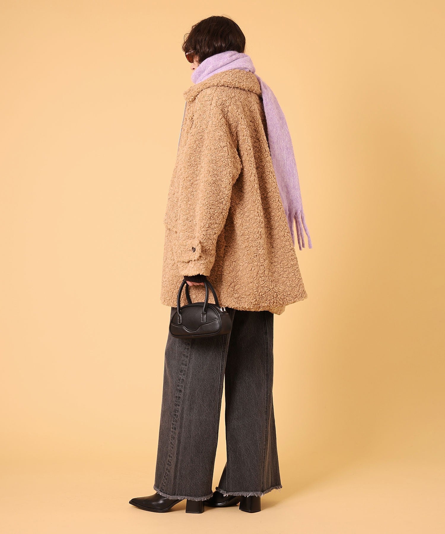 ボアハーフコート