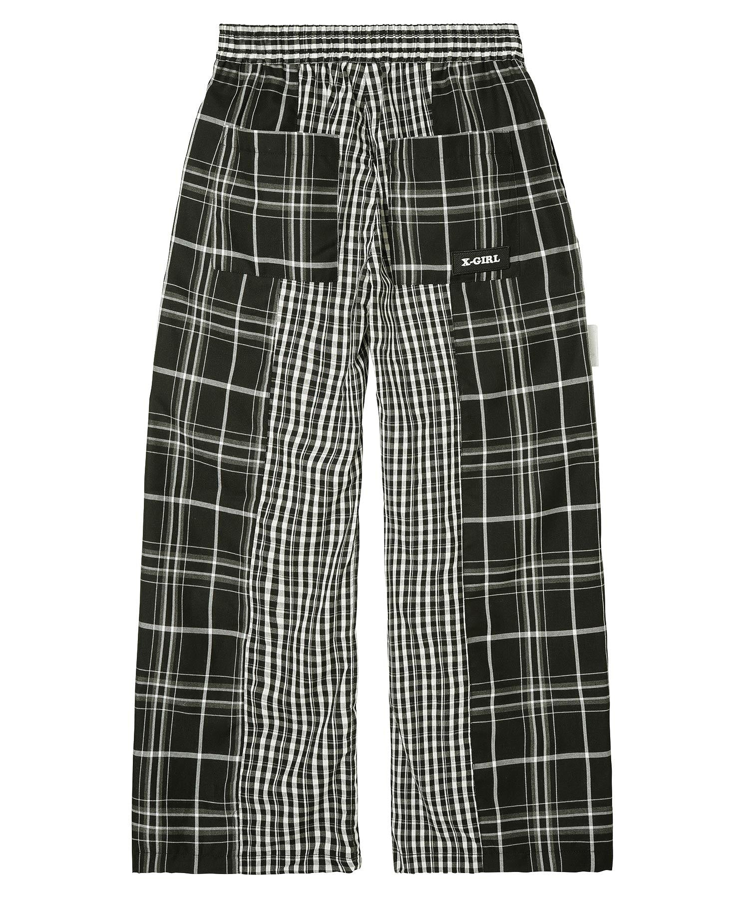 PLAID EASY PANTS X-girl