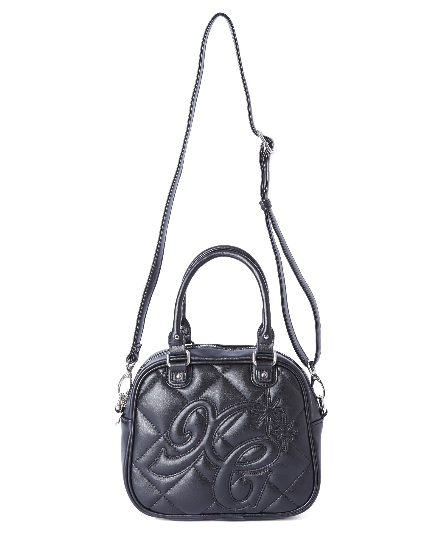 XG LOGO QUILTED BOSTON BAG