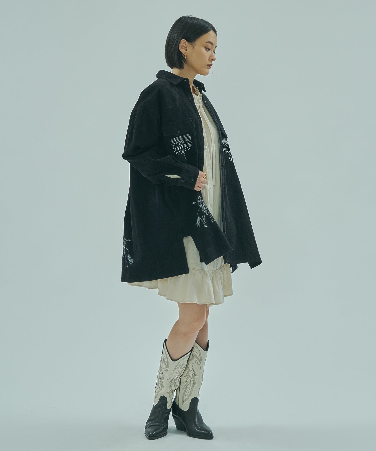 model:163cm 着用サイズ:ONE SIZE