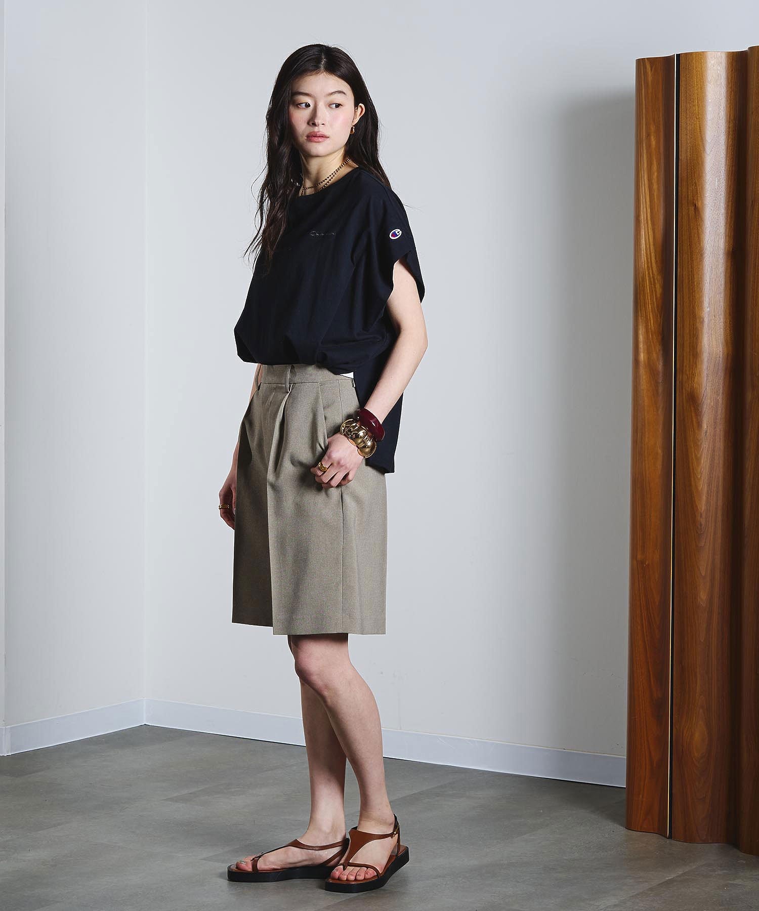 model:171cm 着用サイズ:M