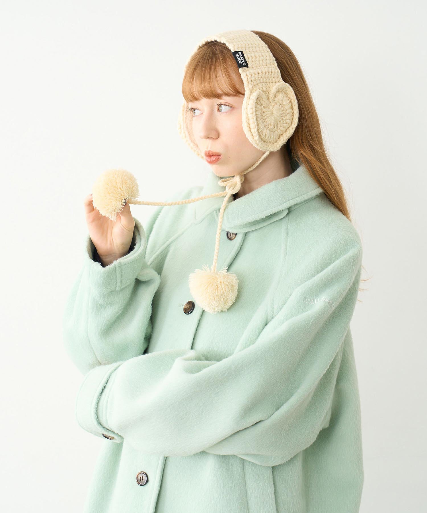 HEART KNIT EARMUFFS