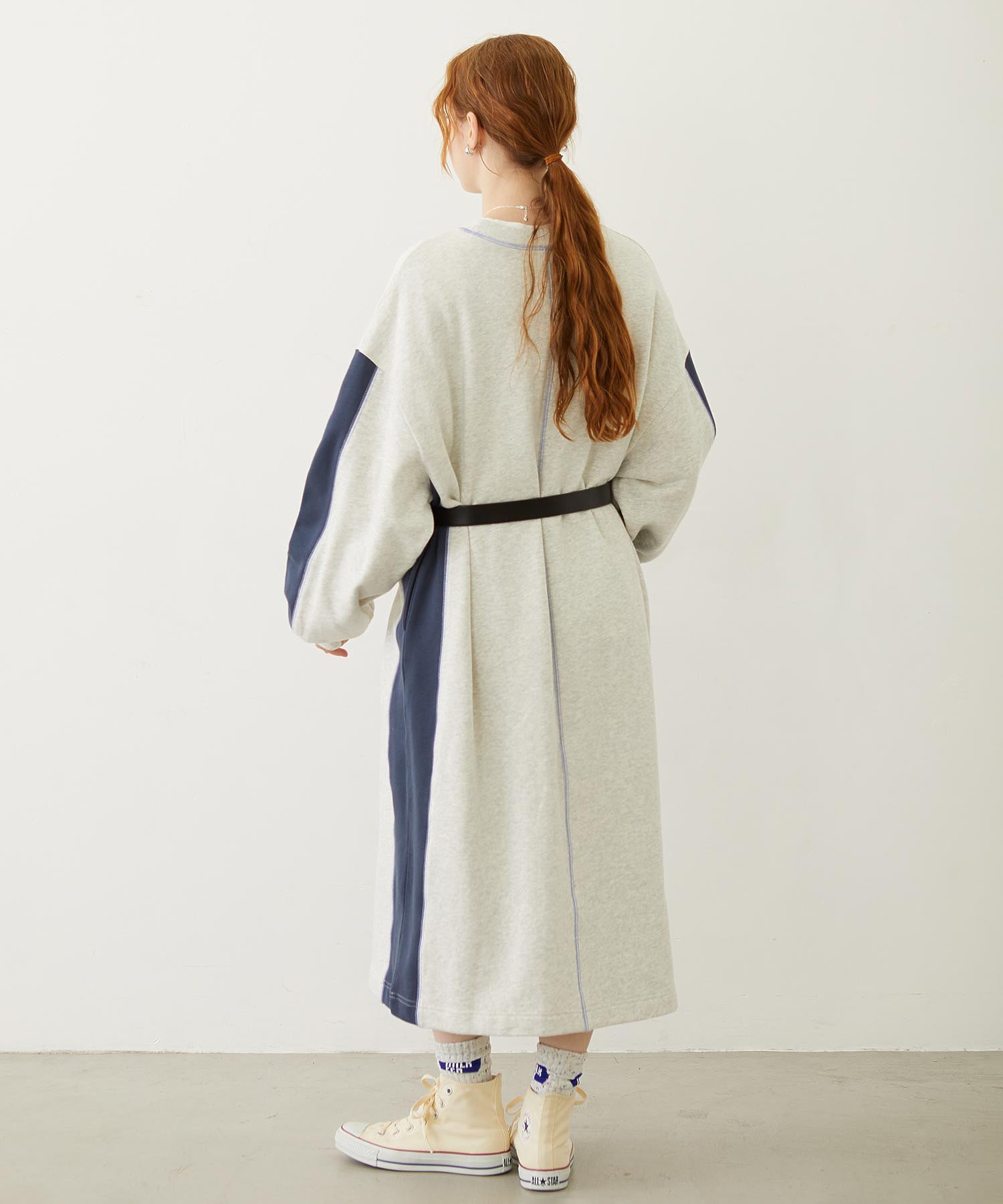 SIDE LINE SWEAT DRESS