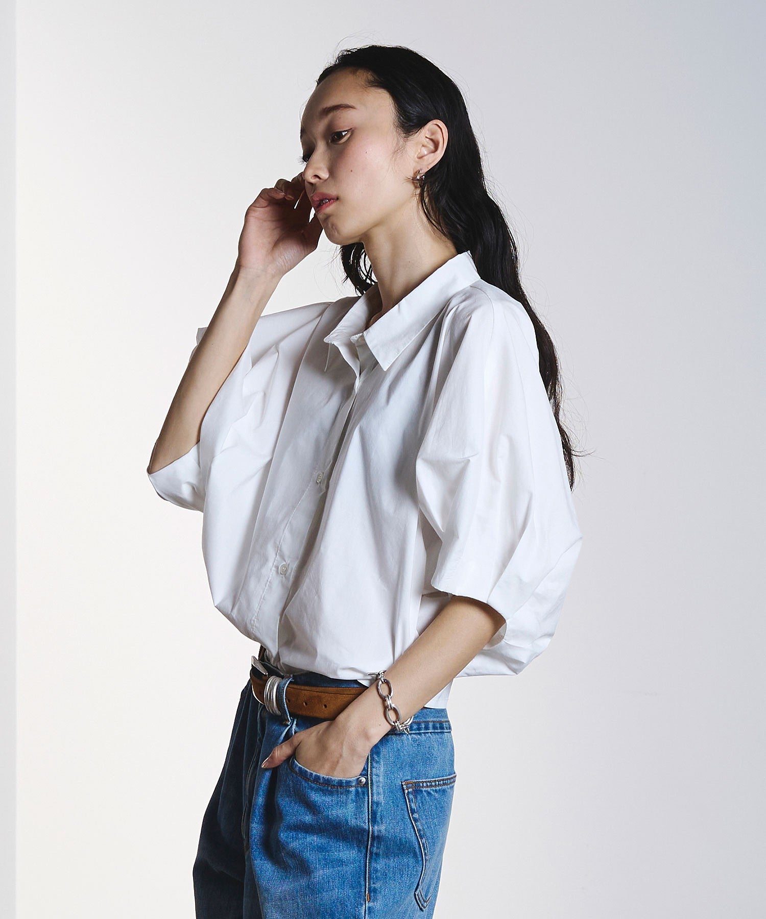 model:161cm 着用サイズ:ONE SIZE