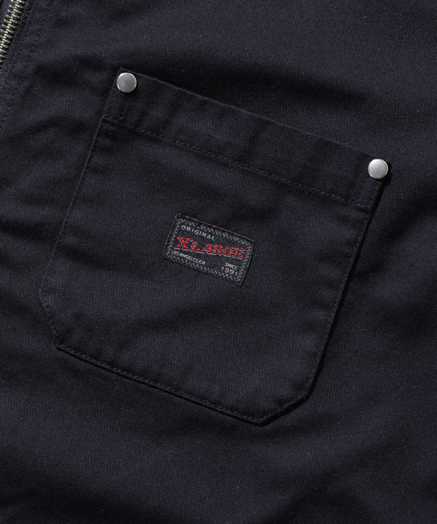 ZIP UP S/S WORK SHIRT