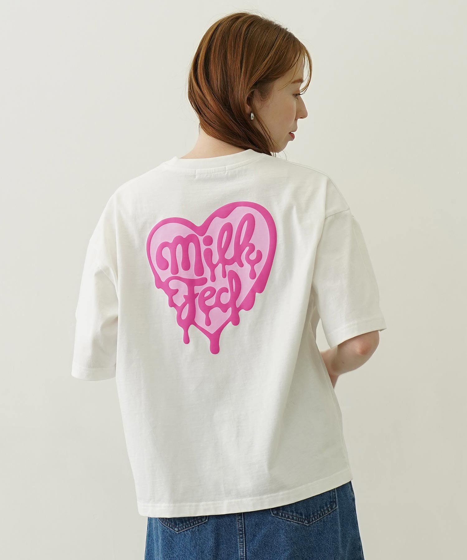 MELTY HEART FOAM PRINT WIDE S/S TEE