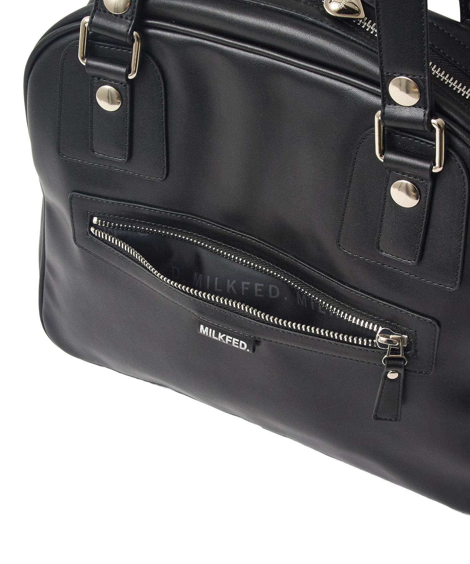 HEART CHARM BOSTON BAG