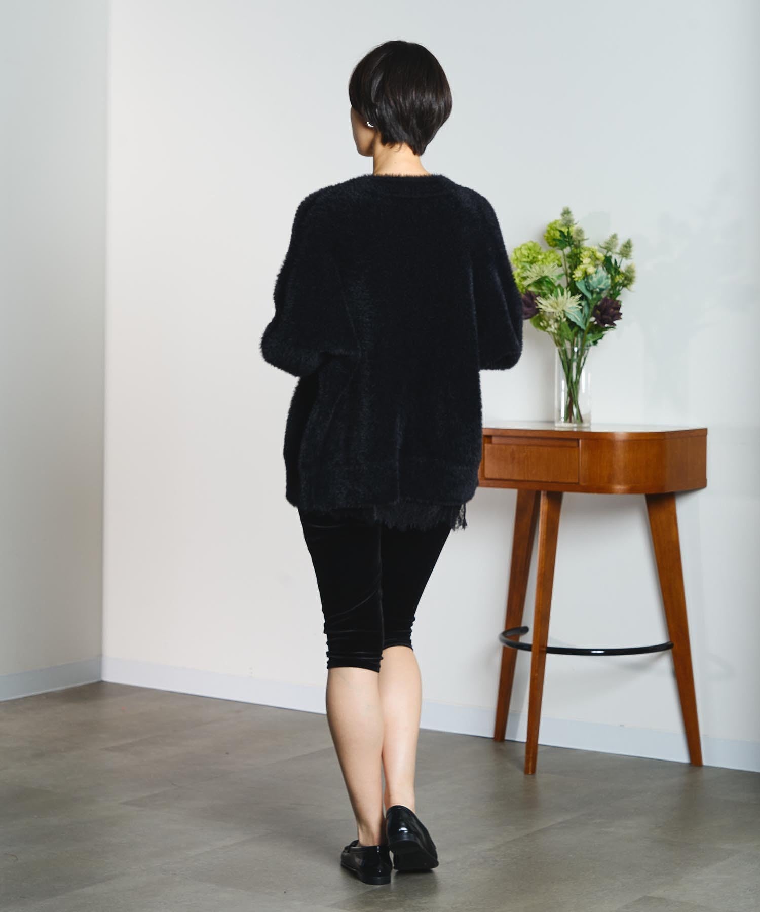 GENE HEAVENS/COTTON PEARL BUTTON CARDIGAN