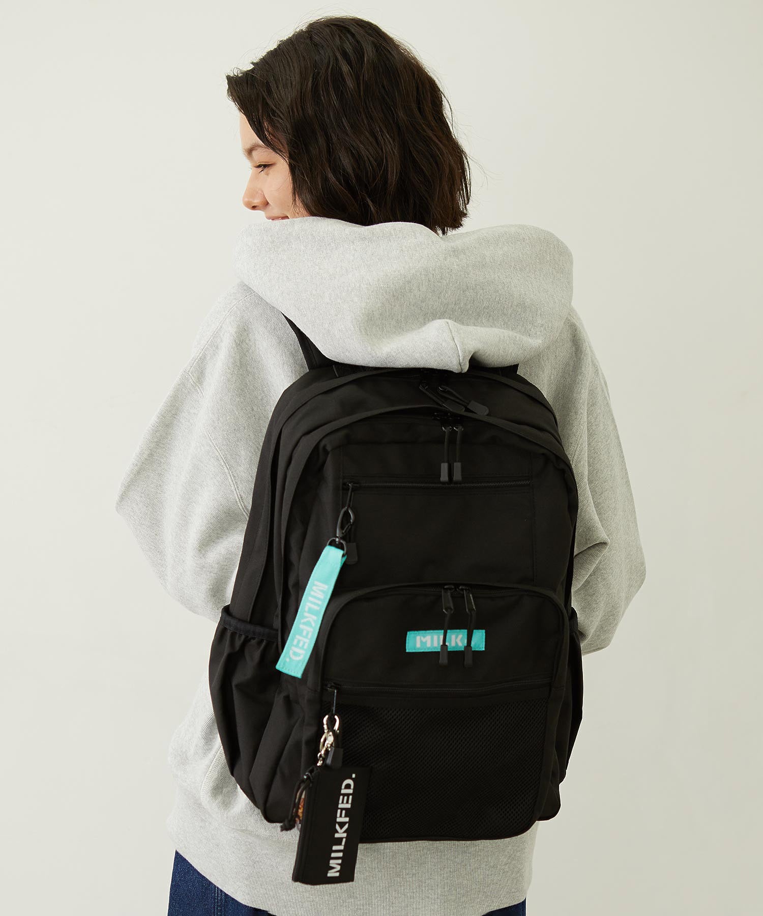 W ZIP BACKPACK LtGREEN