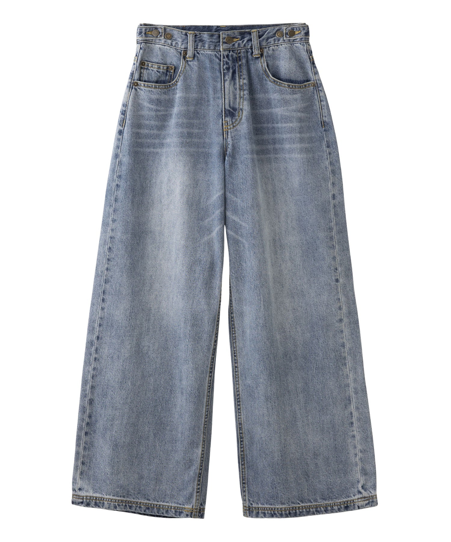 WAIST ADJUST DENIM PANTS