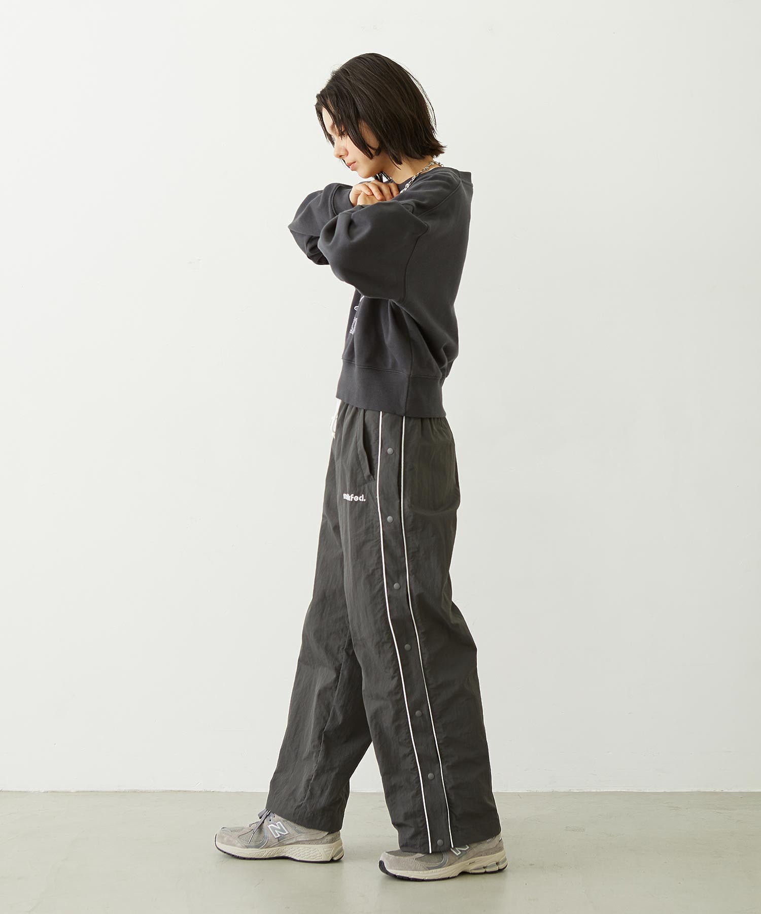 CUTOUT LOGO TRACK PANTS