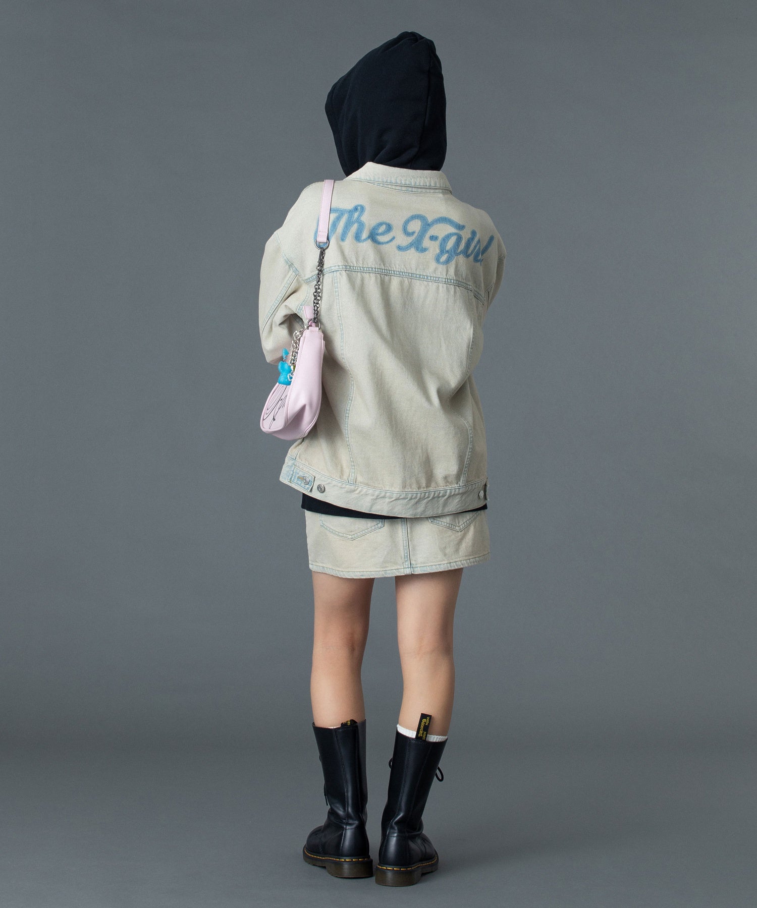 CURSIVE LOGO DENIM JACKET