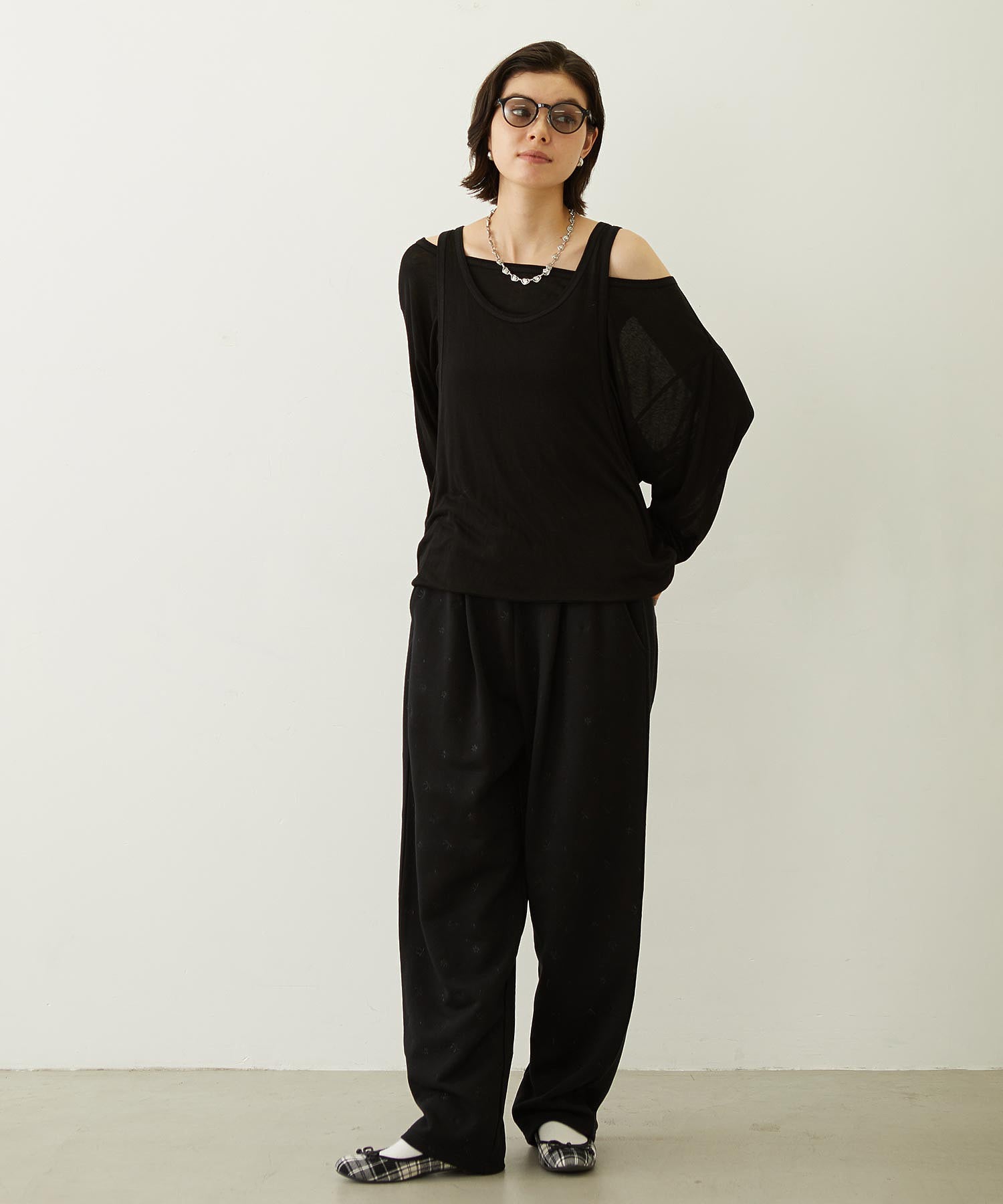 LAYERED LOOK L/S TOP