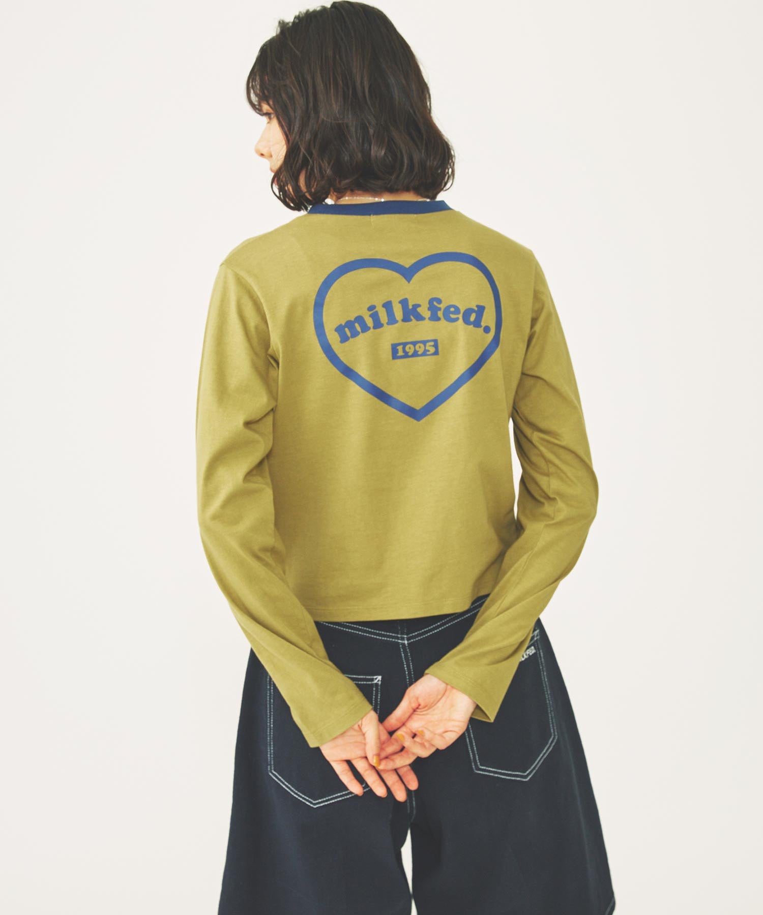 ROUNDED HEART LOGO L/S TOP