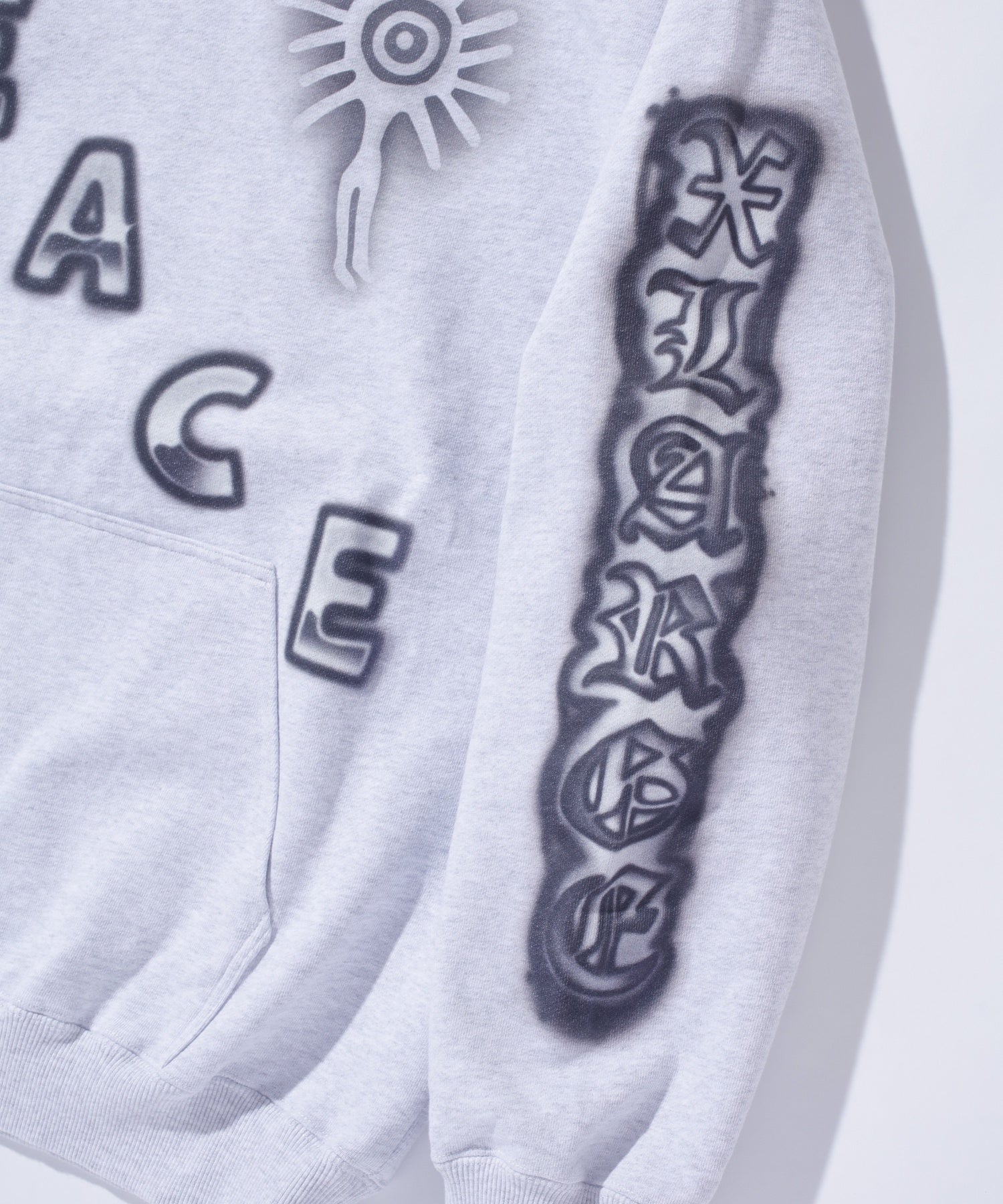 AIRBRUSH PULLOVER HOODED SWEATSHIRT