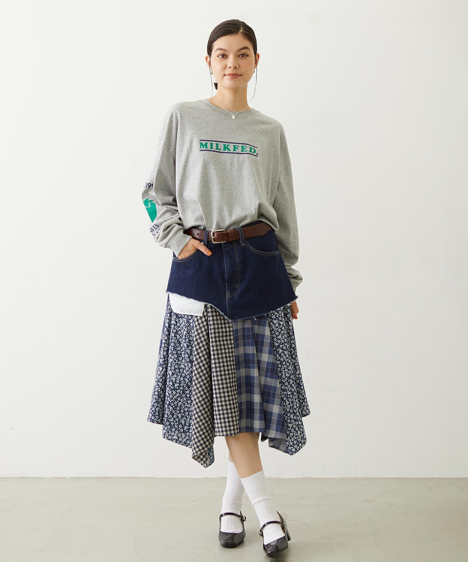 FRUIT SLEEVE PRINT L/S TEE