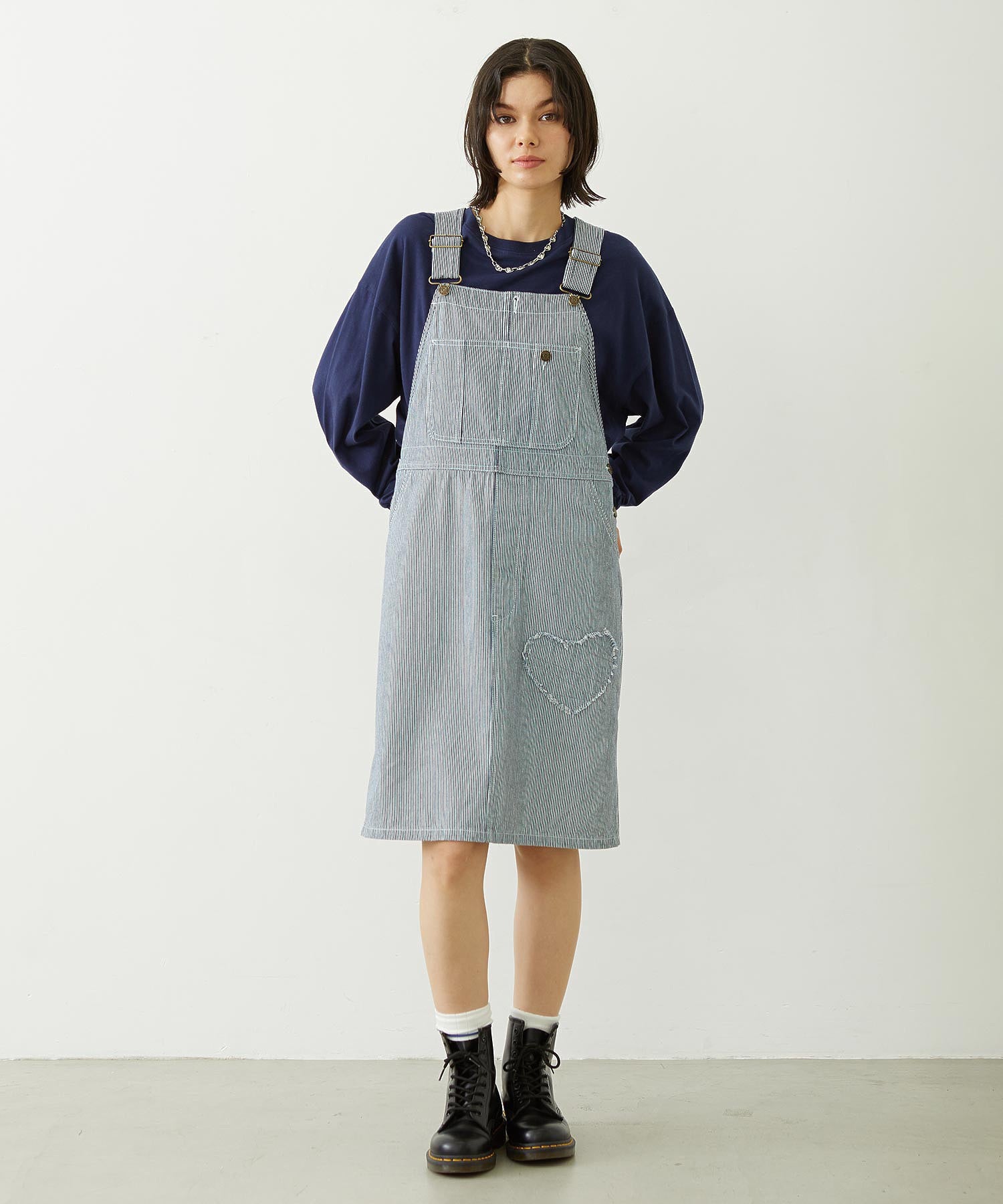 PATCH SALOPETTE SKIRT