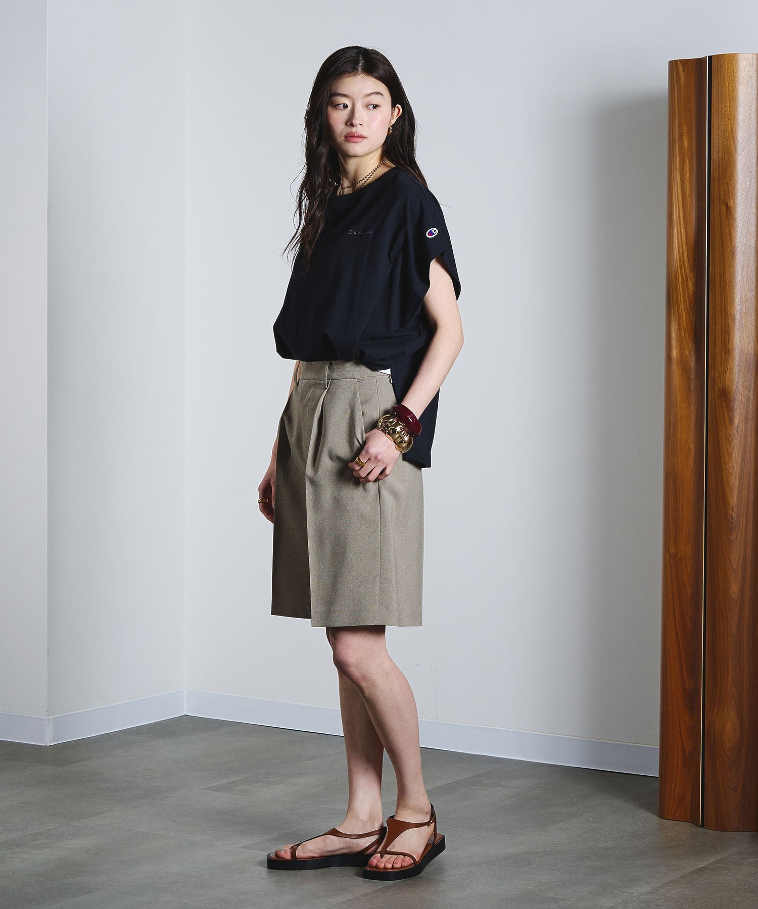 model:171cm 着用サイズ:M