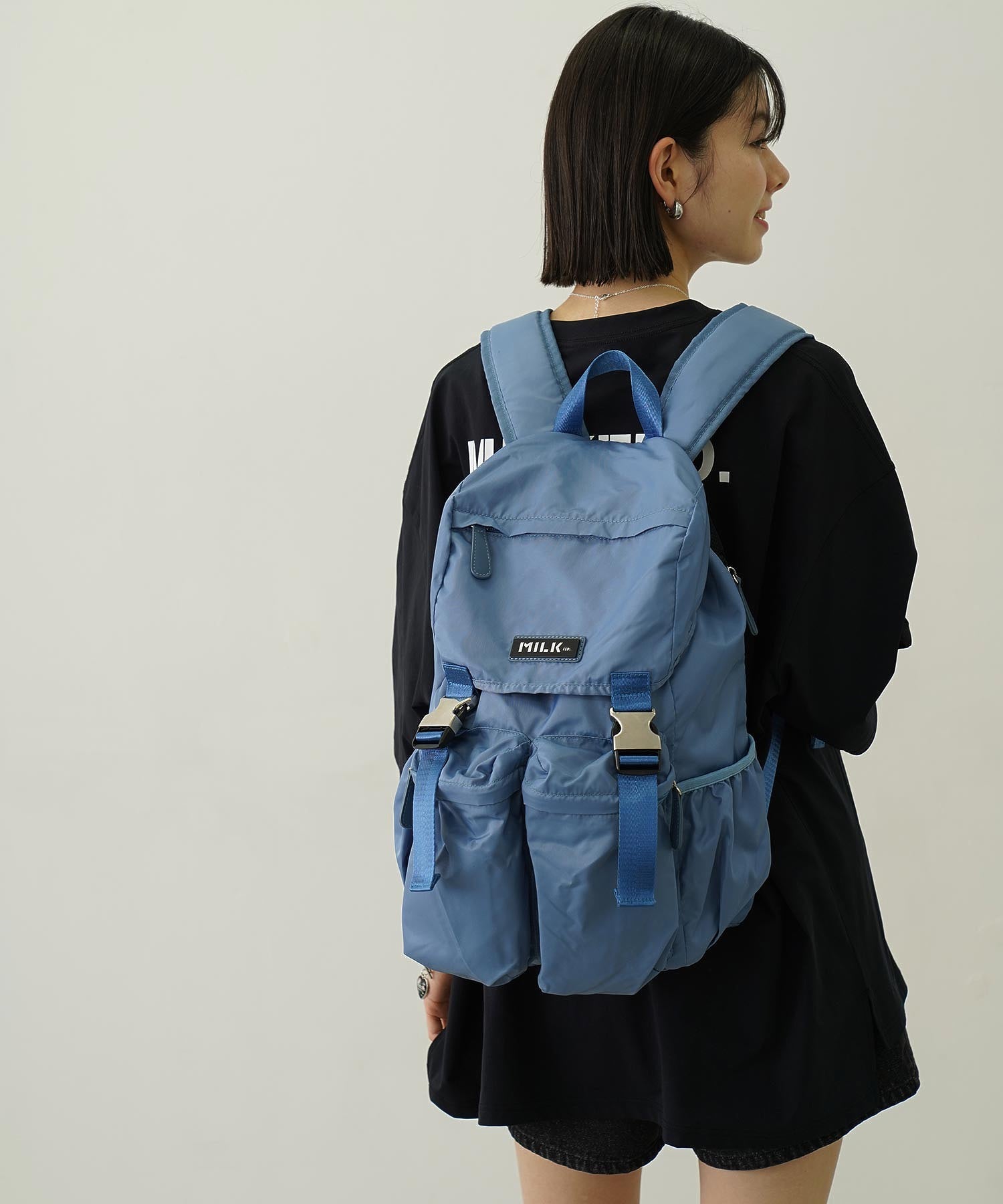 LOGO PLATE BACKPACK MILKFED.