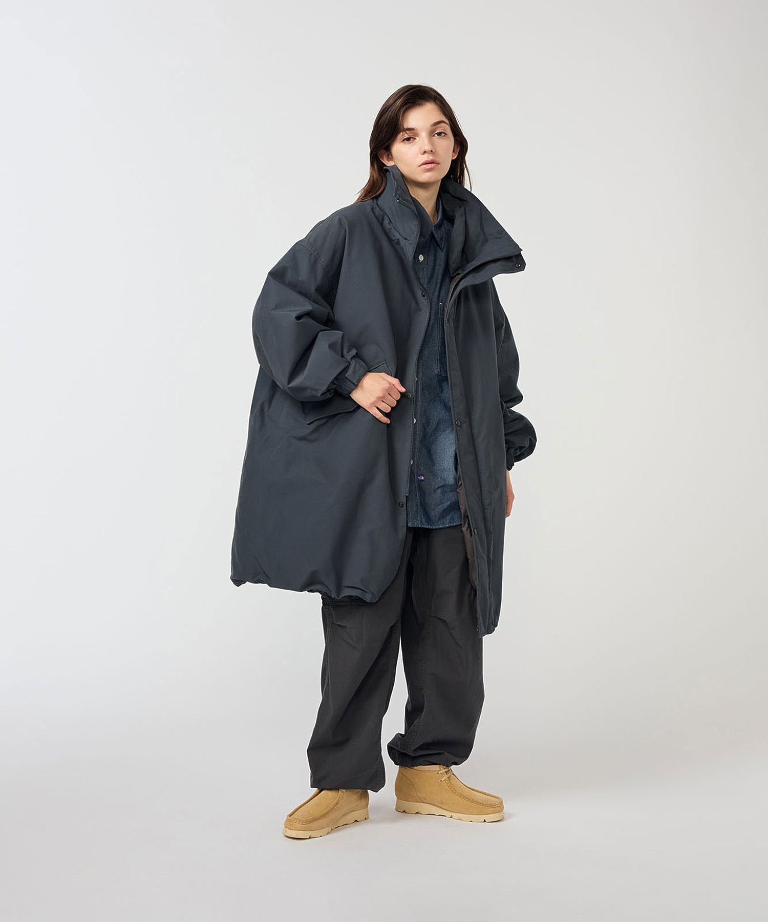 参考画像（身長:162cm 着用サイズ:WS）※当サイトにGrayの展開はございません