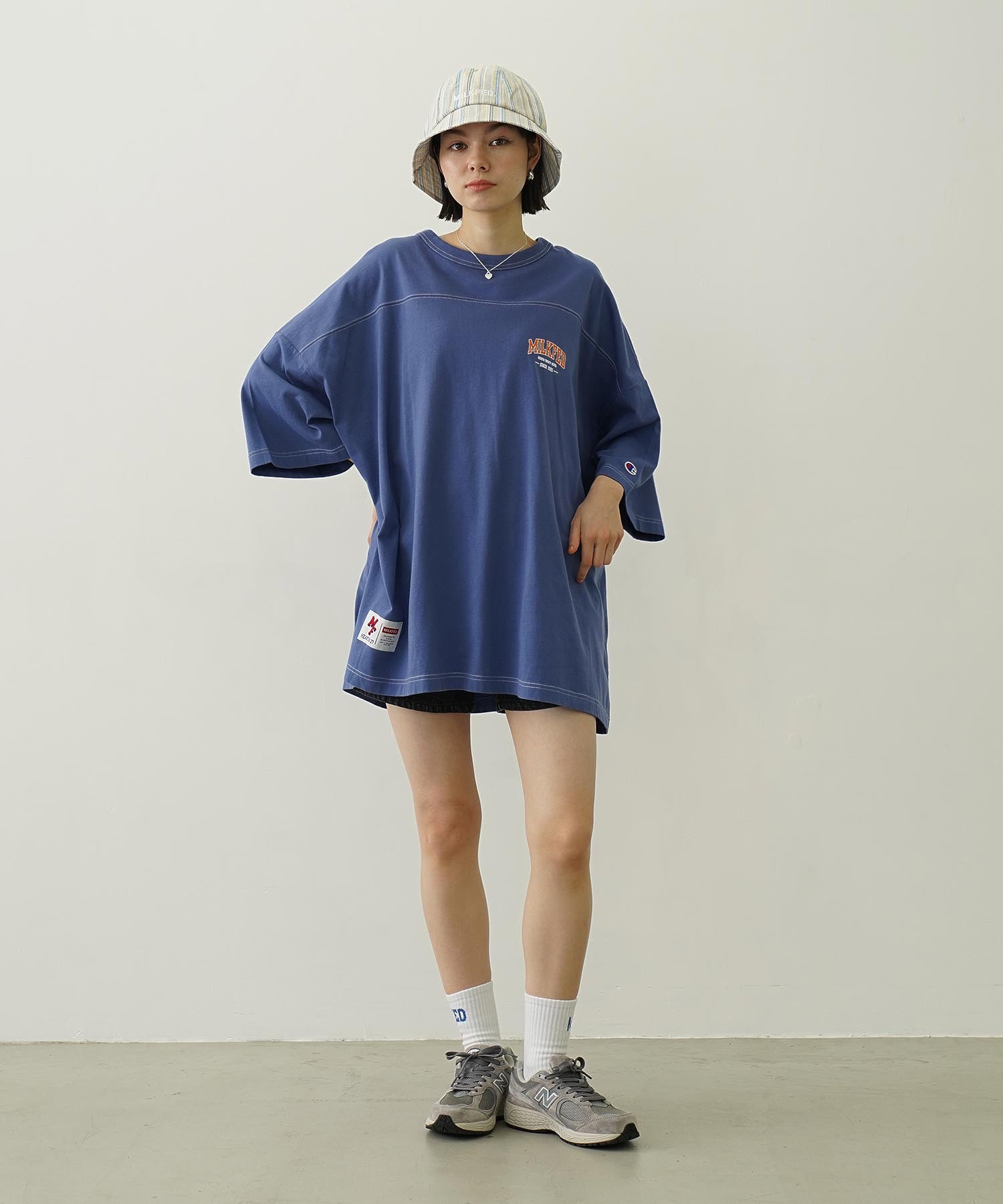 COOPER HEART DENIM SHORT PANTS
