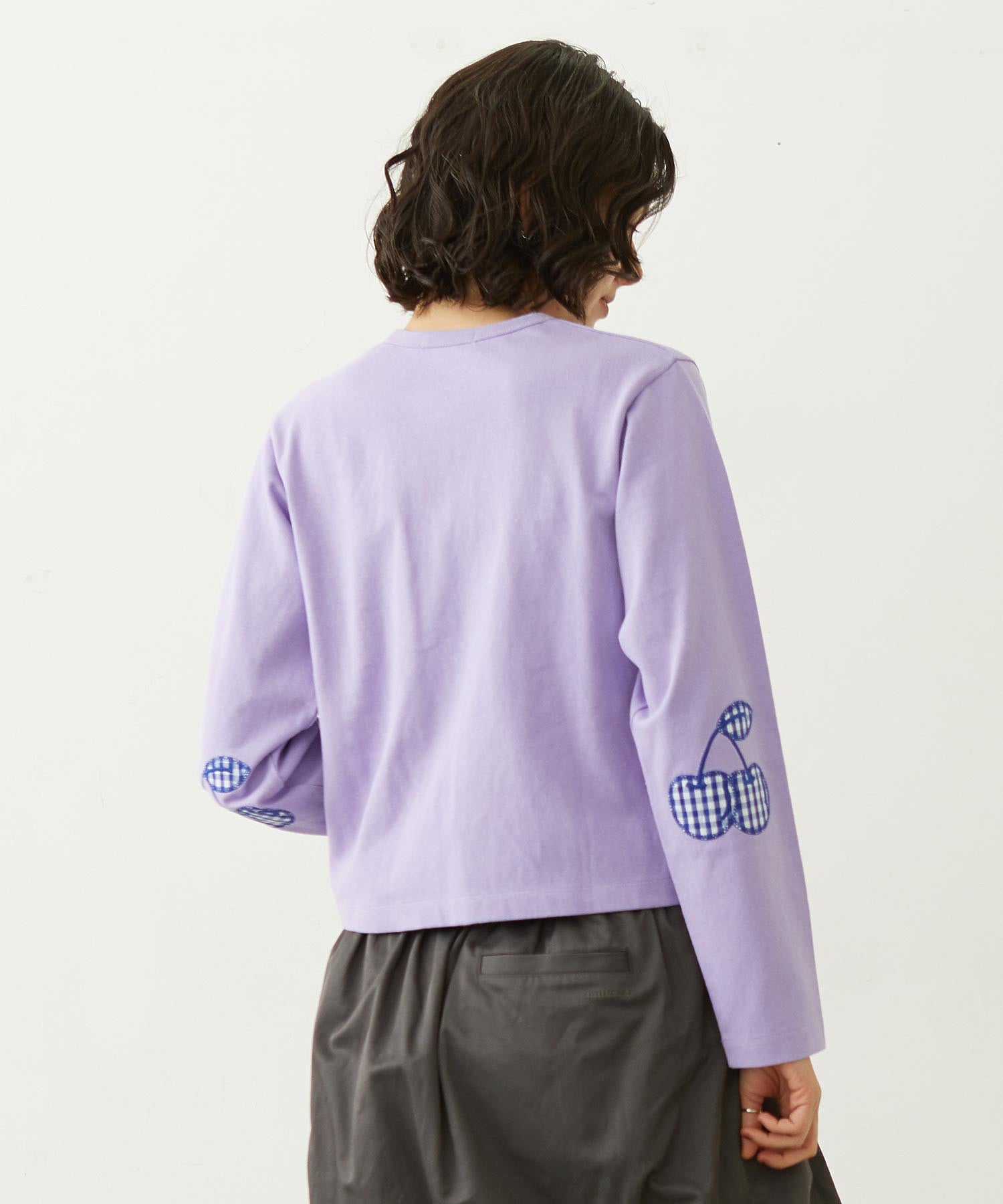 CHERRY ELBOW CARDIGAN