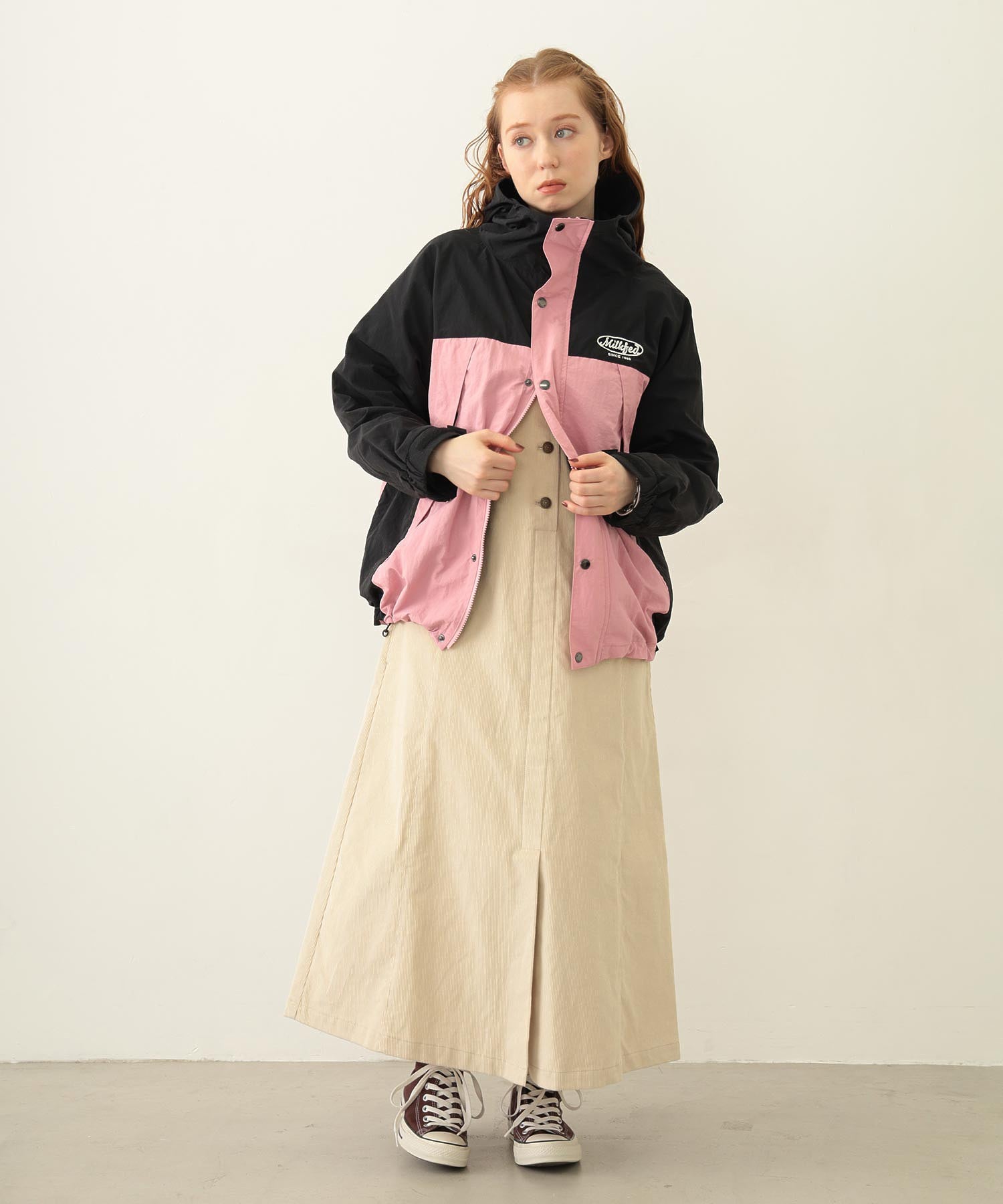 CORDUROY JUMPER SKIRT