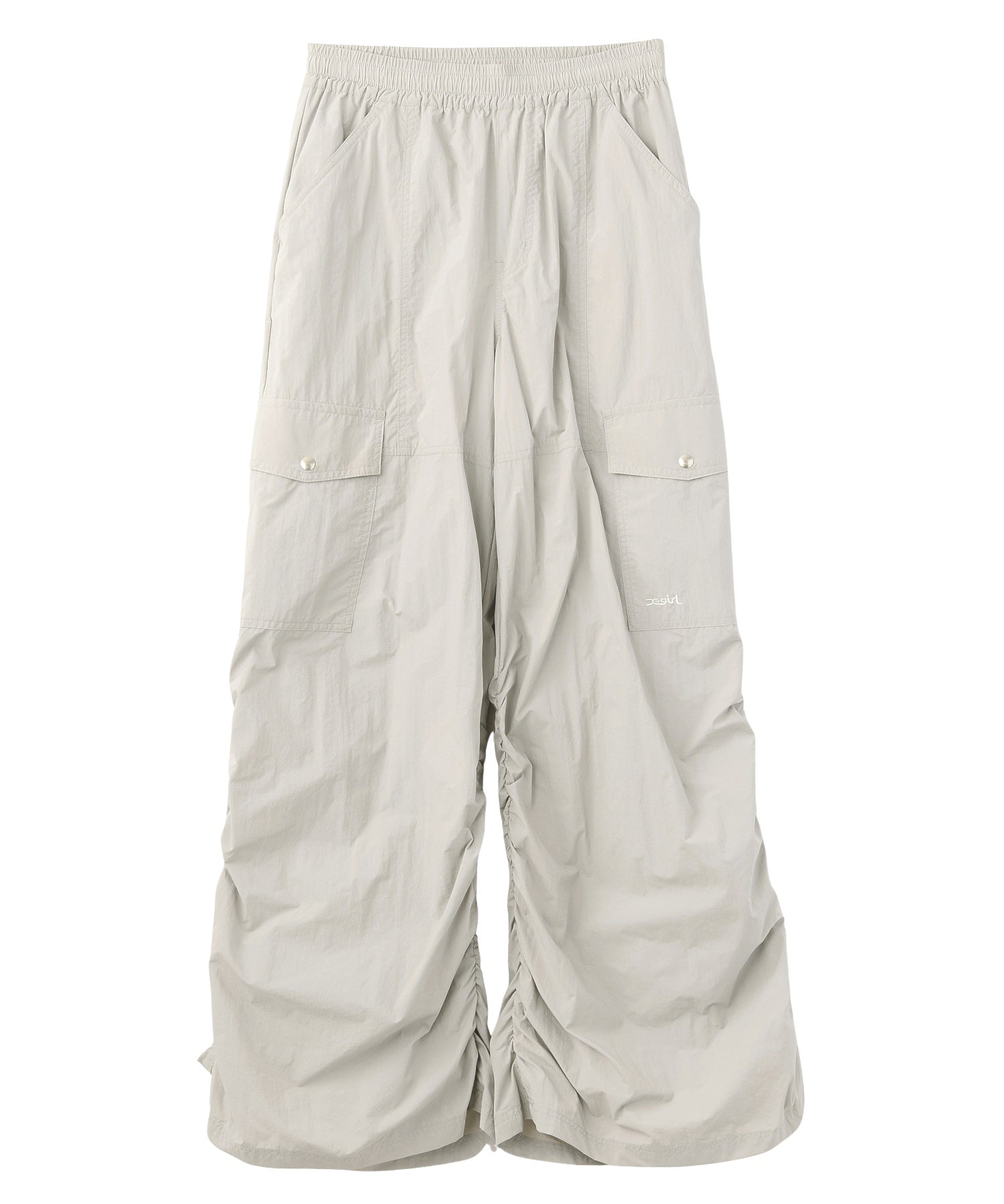 VOLUME HEM LOOSE EASY PANTS