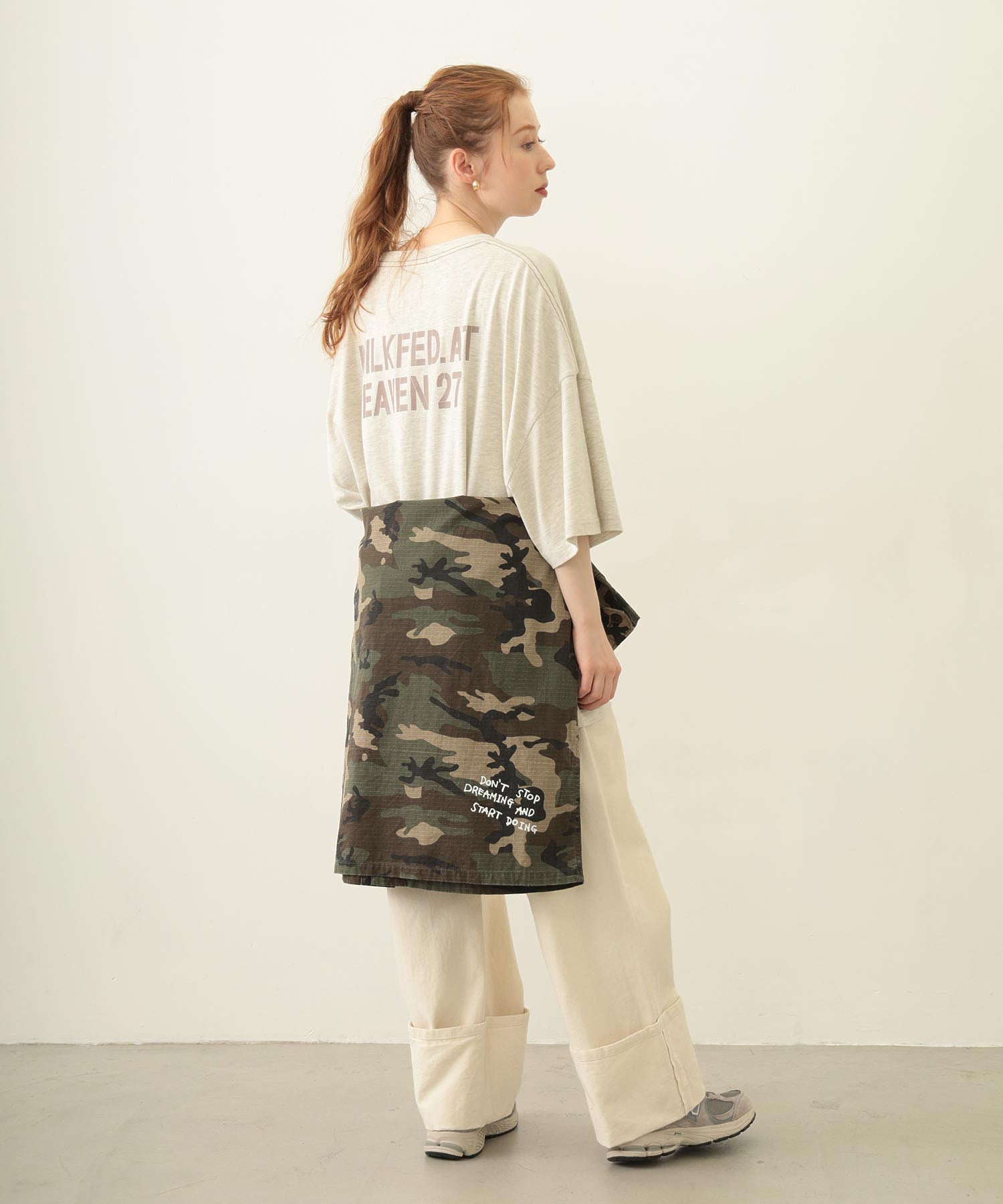 MILKFED. AT HEAVEN27 SUPER BIG S/S TOP