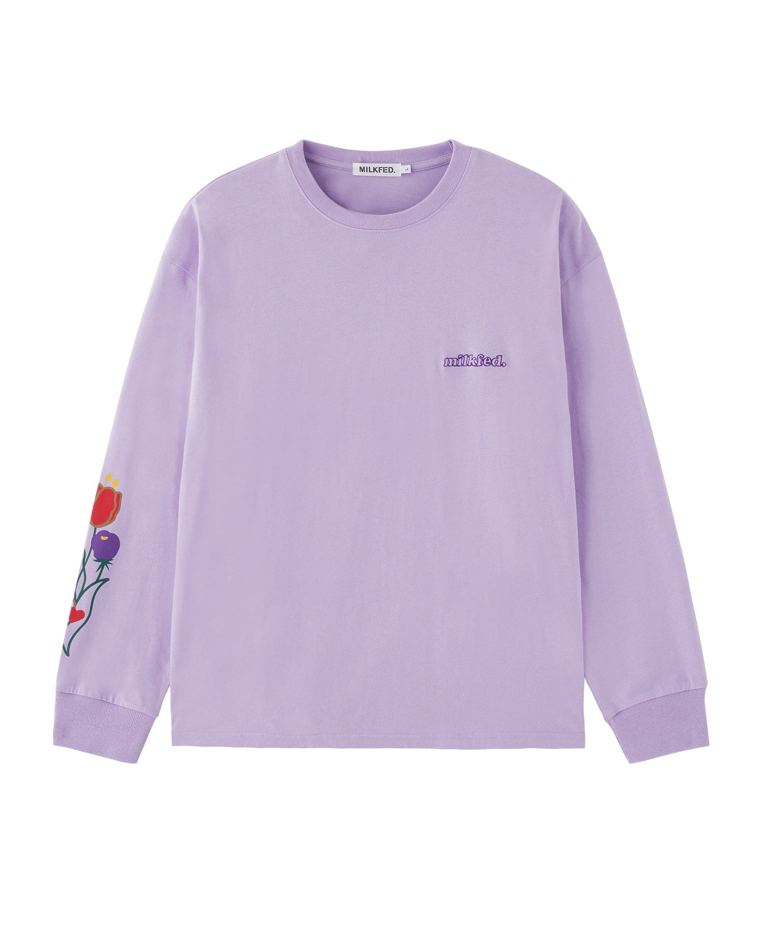 FLOWER PRINT WIDE L/S TEE