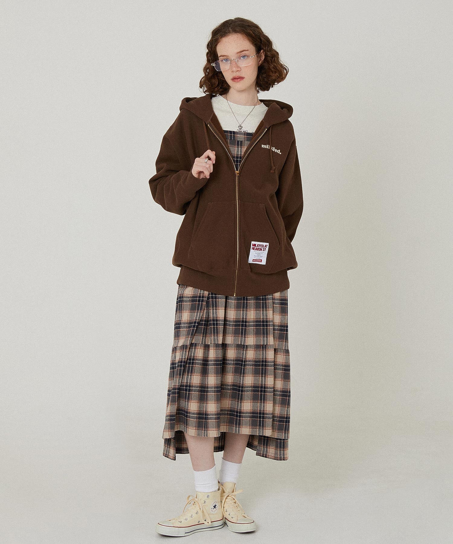 MILKFED.×CHAMPION SWEAT ZIP HOODIE