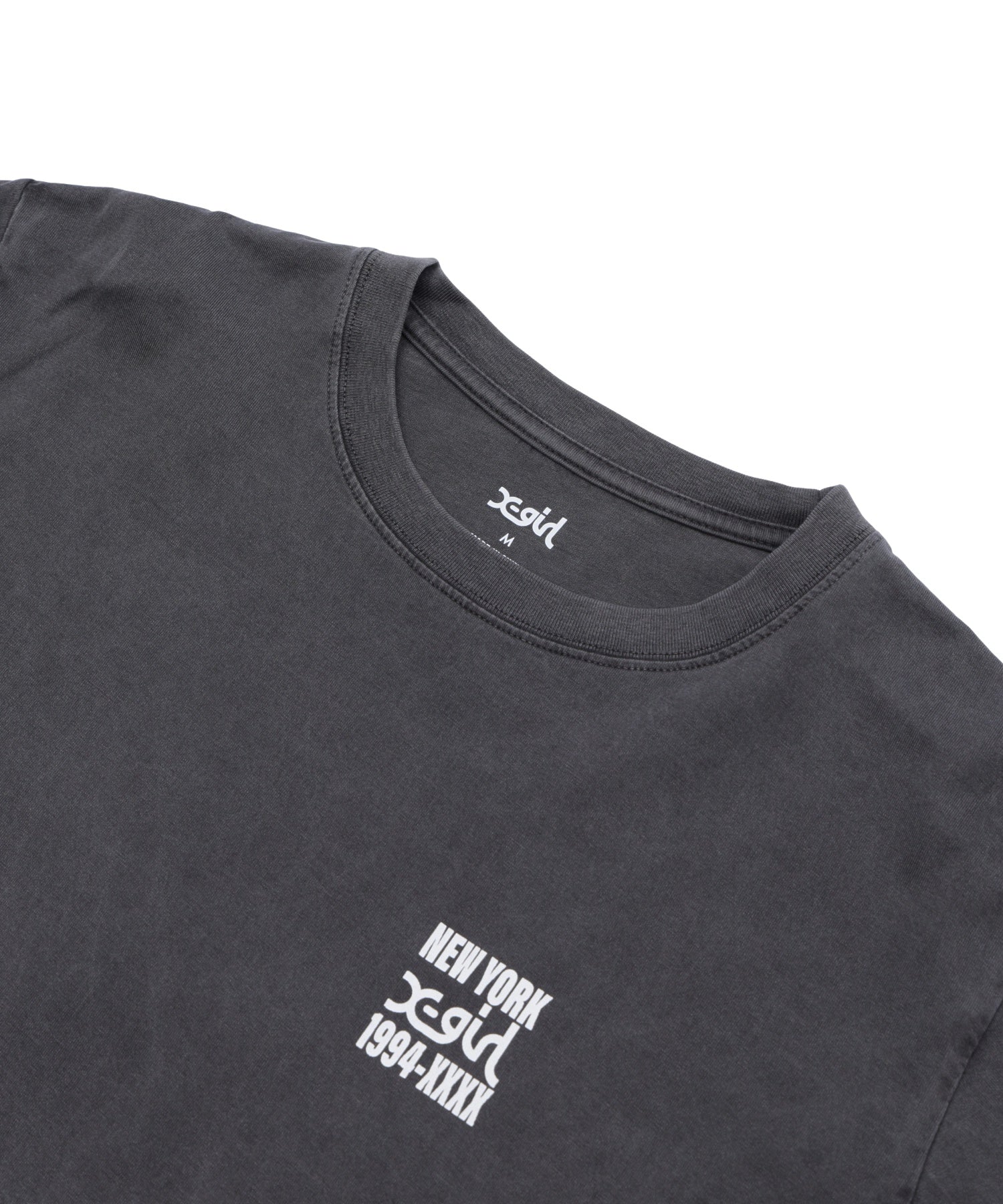 PIGMENT DYED BIG SPRAY LOGO L/S TEE