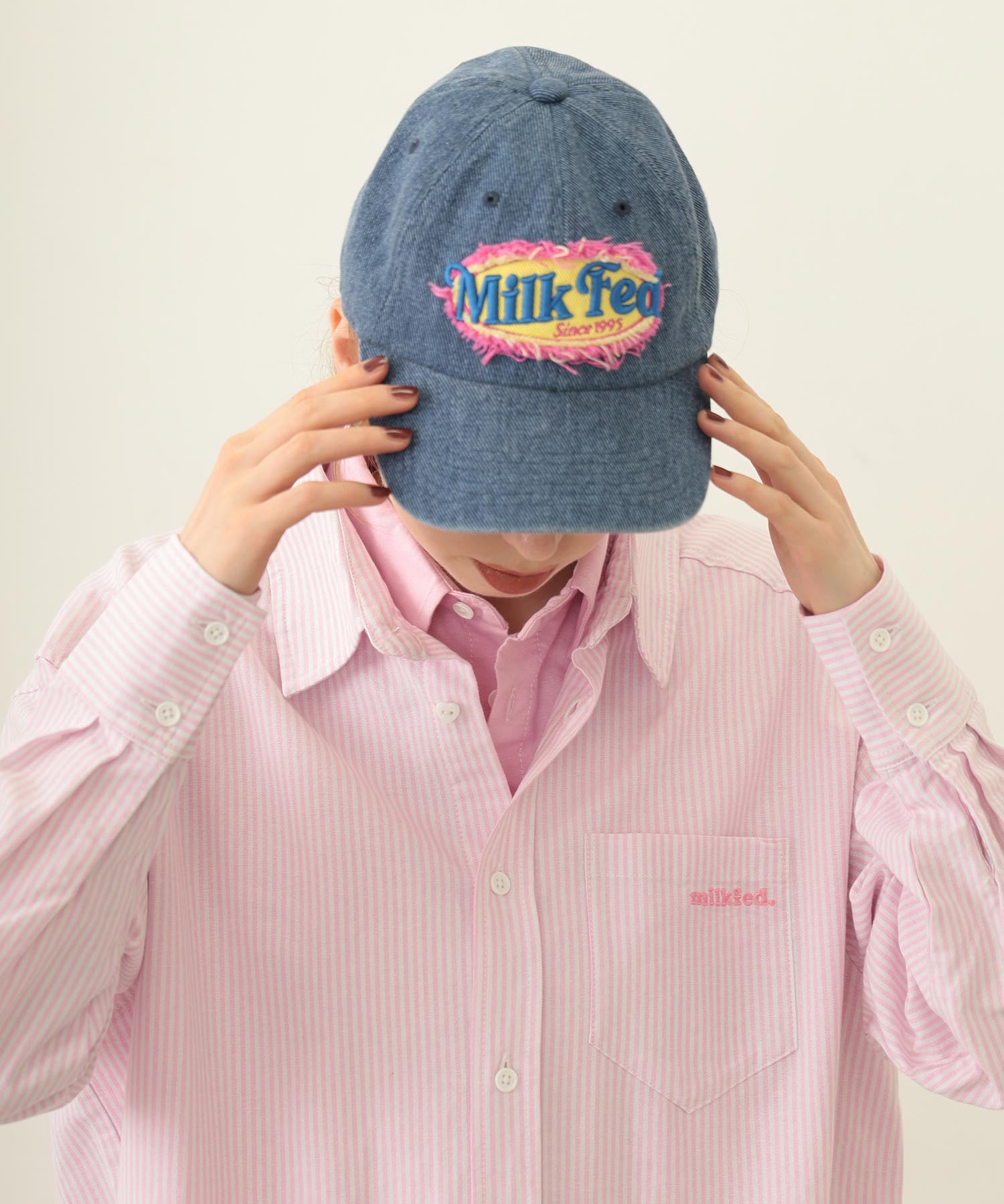 FRAYED LOGO PATCH CAP