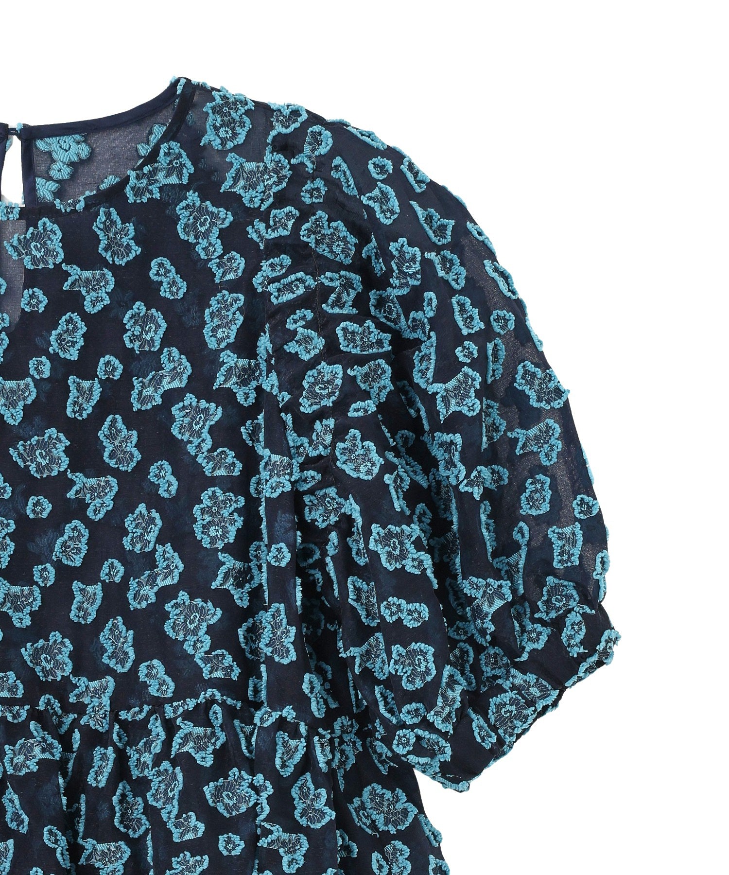FLOWER JACQUARD DRESS