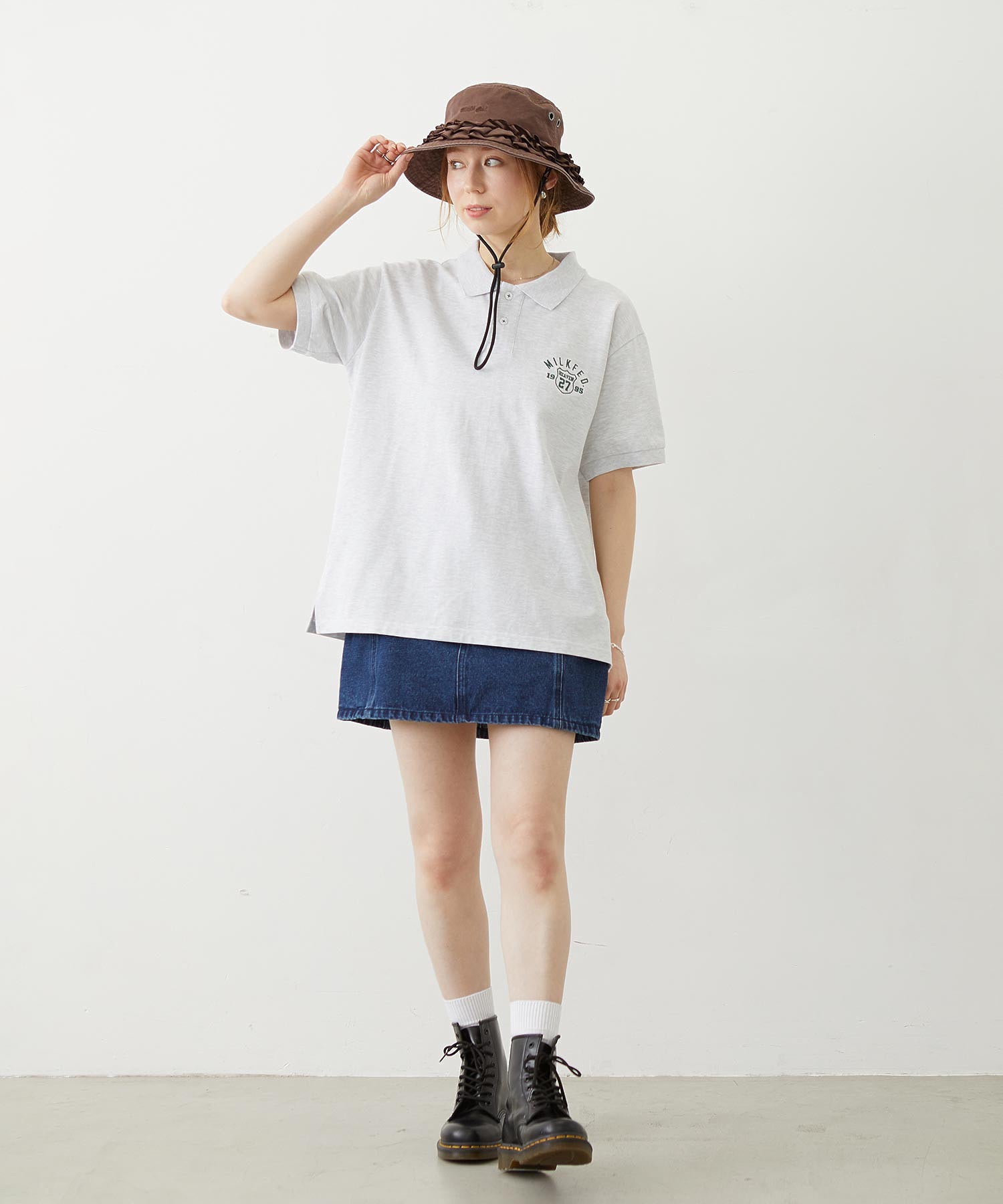 EMBLEM EMBROIDERED POLO SHIRT